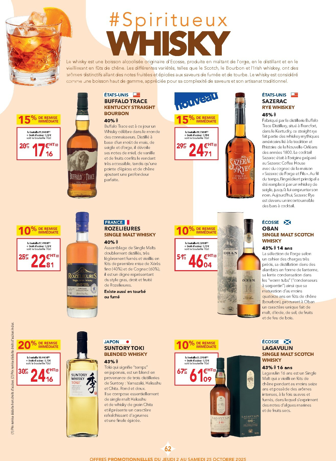 metro - Catalogue Metro - Carte des vins valable du 02/10 au 25/10 - page: 62