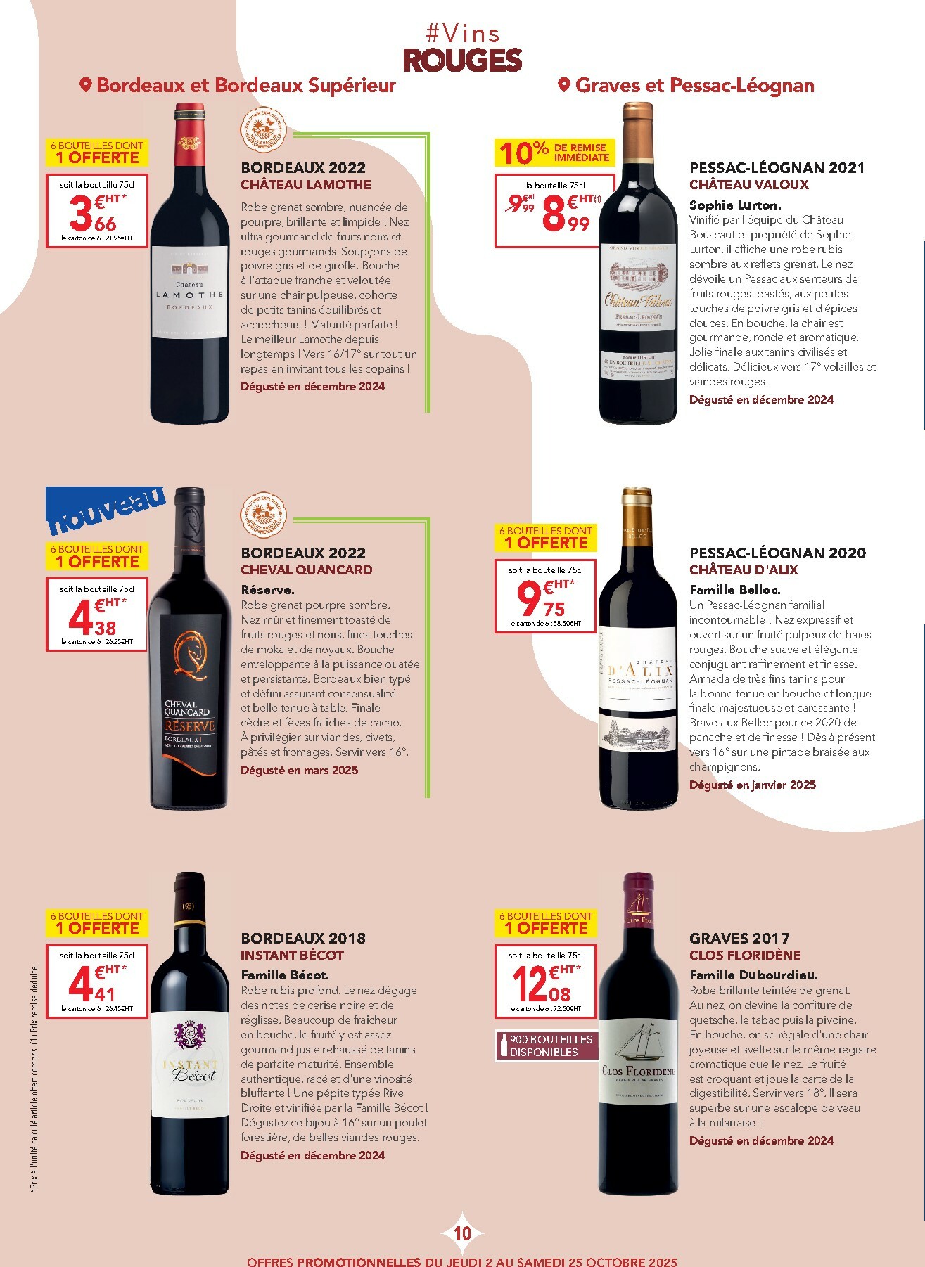 metro - Catalogue Metro - Carte des vins valable du 02/10 au 25/10 - page: 10