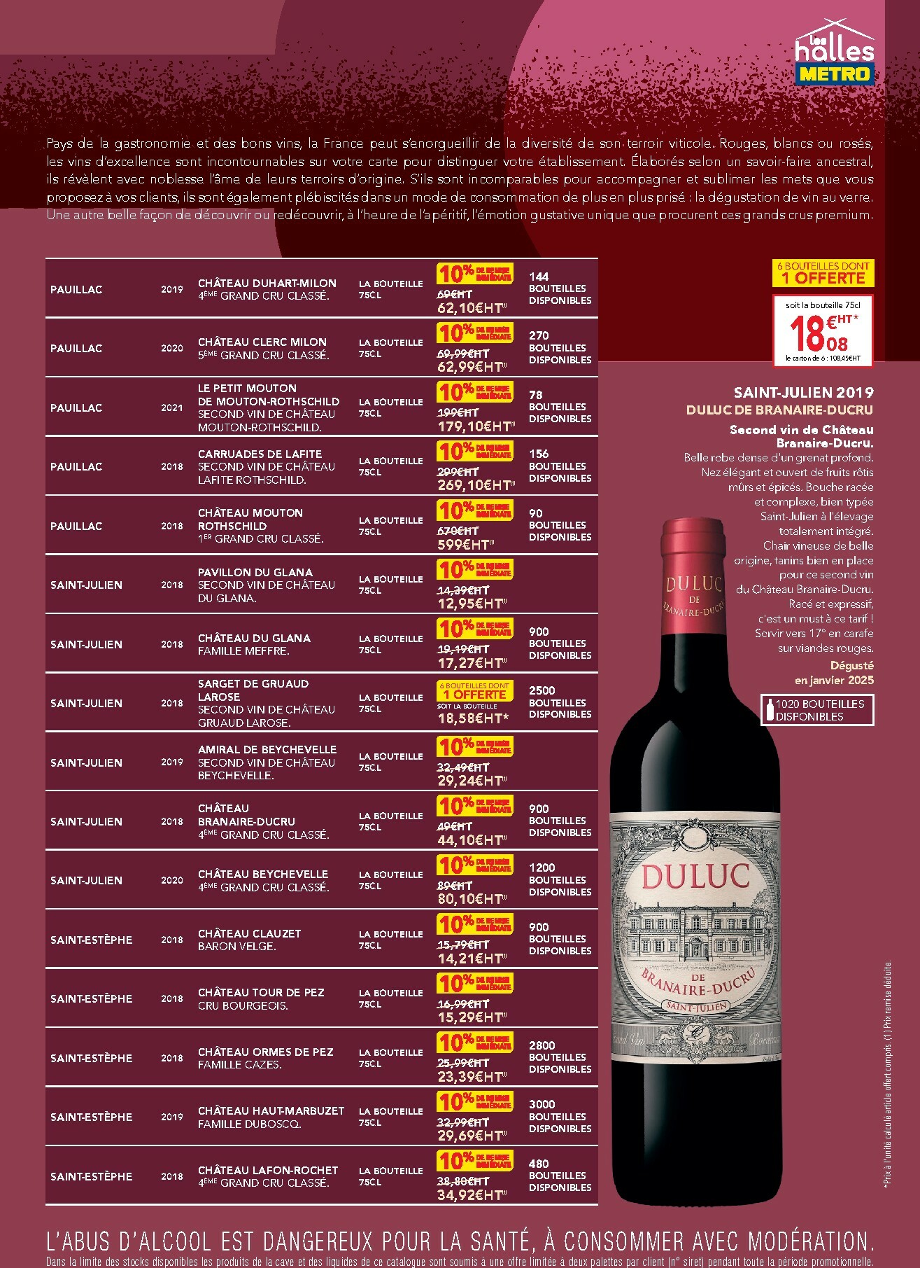 metro - Catalogue Metro - Carte des vins valable du 02/10 au 25/10 - page: 5
