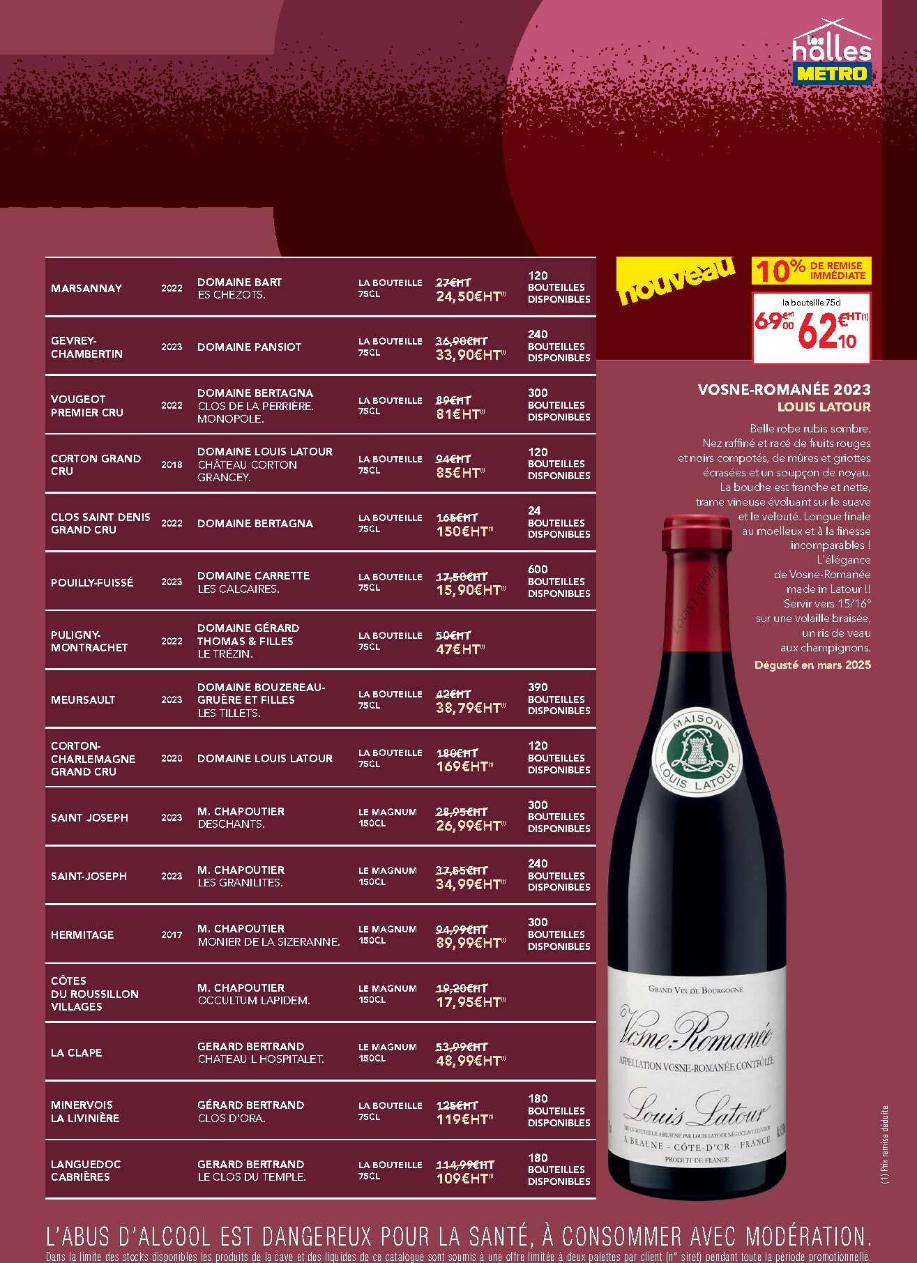 metro - Catalogue Metro - Carte des vins valable du 02/10 au 25/10 - page: 7