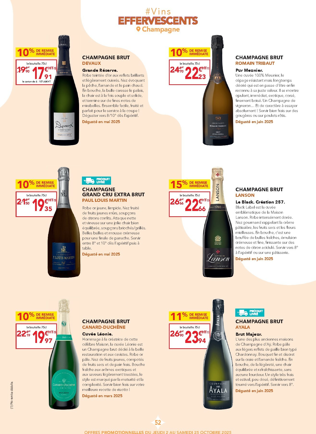 metro - Catalogue Metro - Carte des vins valable du 02/10 au 25/10 - page: 52