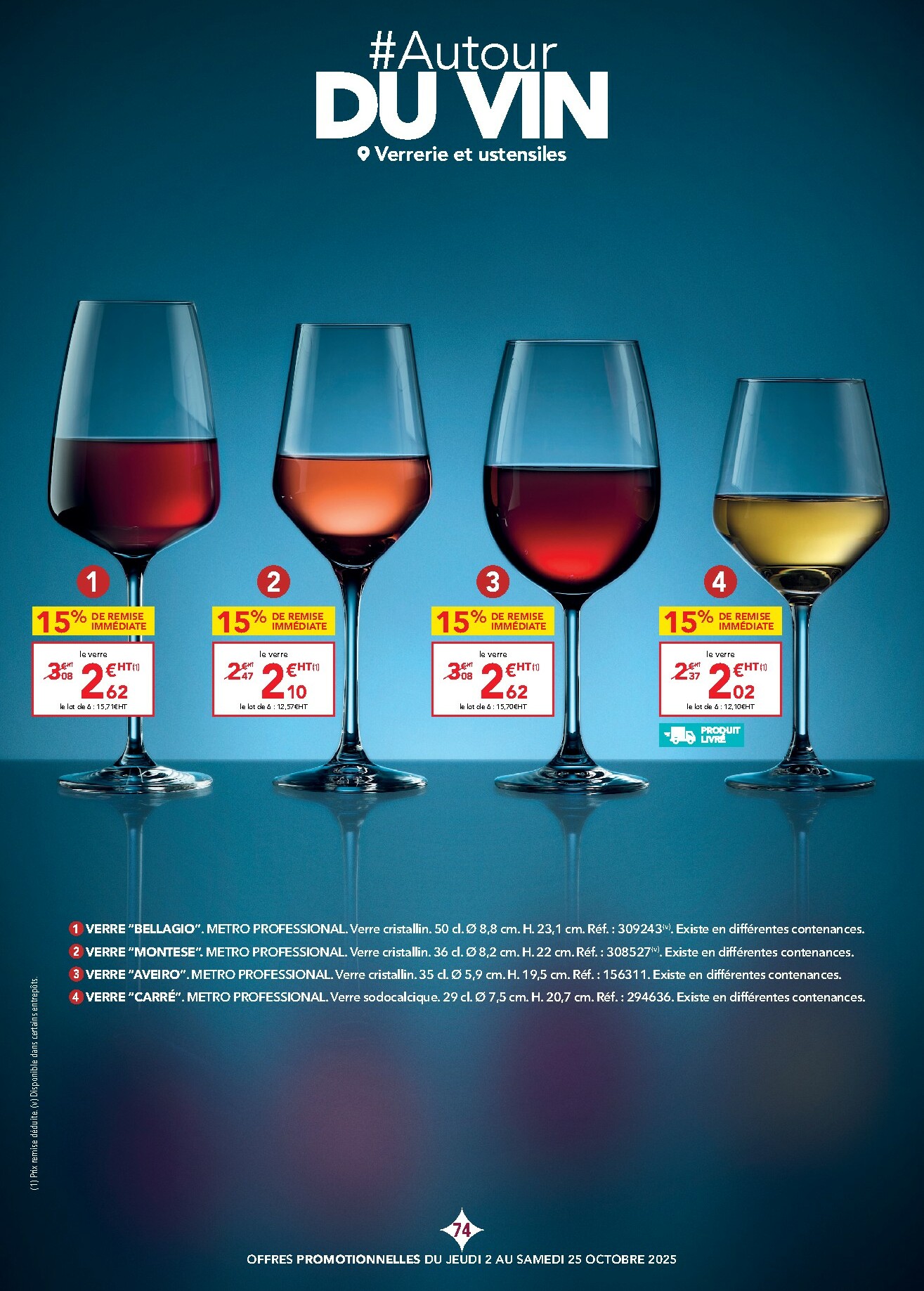 metro - Catalogue Metro - Carte des vins valable du 02/10 au 25/10 - page: 74
