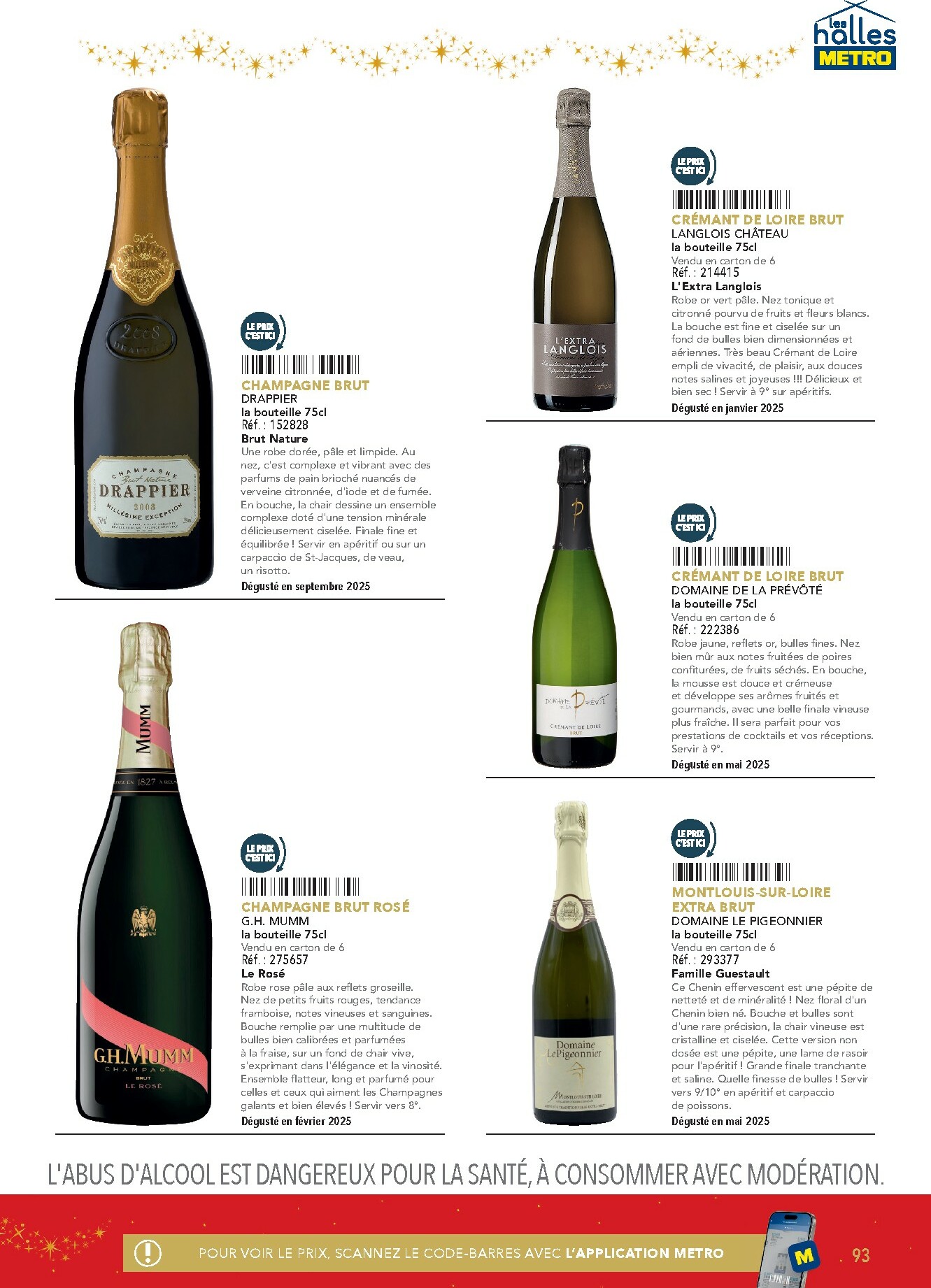 metro - Catalogue Metro - Le Savoir-Fetes valable du 16/10 au 31/12 - page: 93 metro - Catalogue Metro - Le Savoir-Fetes valable du 16/10 au 31/12 - page: 93