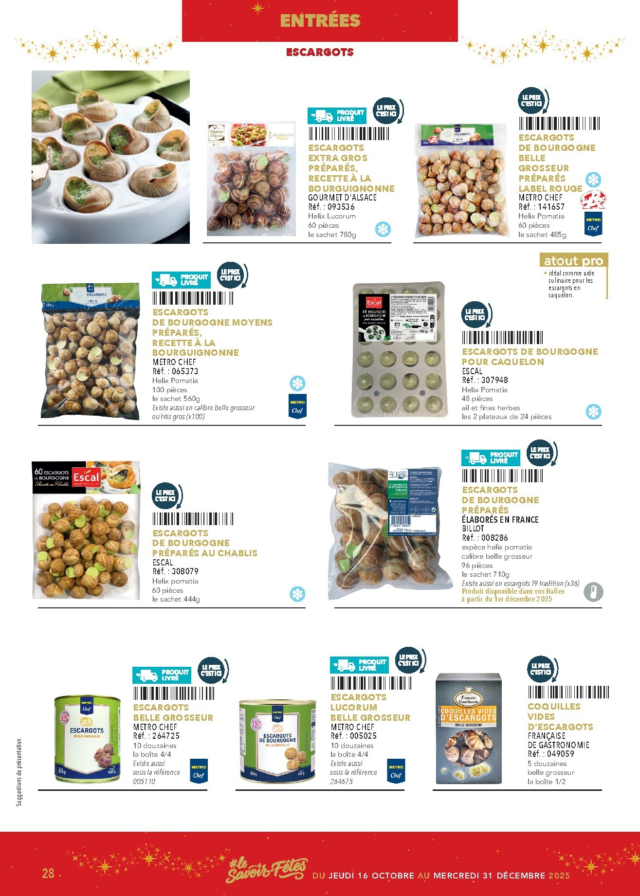 metro - Catalogue Metro - Le Savoir-Fetes valable du 16/10 au 31/12 - page: 28 metro - Catalogue Metro - Le Savoir-Fetes valable du 16/10 au 31/12 - page: 28