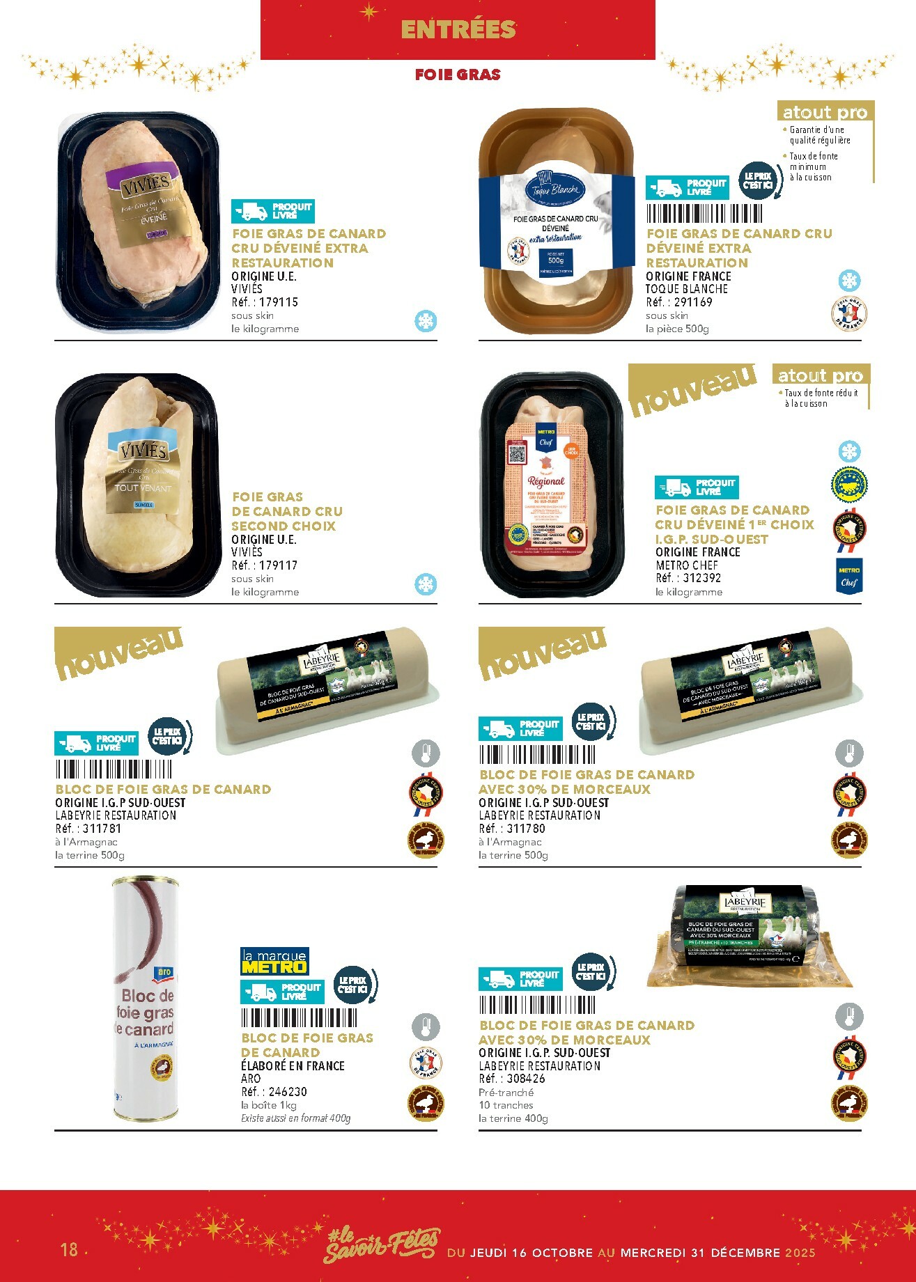 metro - Catalogue Metro - Le Savoir-Fetes valable du 16/10 au 31/12 - page: 18 metro - Catalogue Metro - Le Savoir-Fetes valable du 16/10 au 31/12 - page: 18