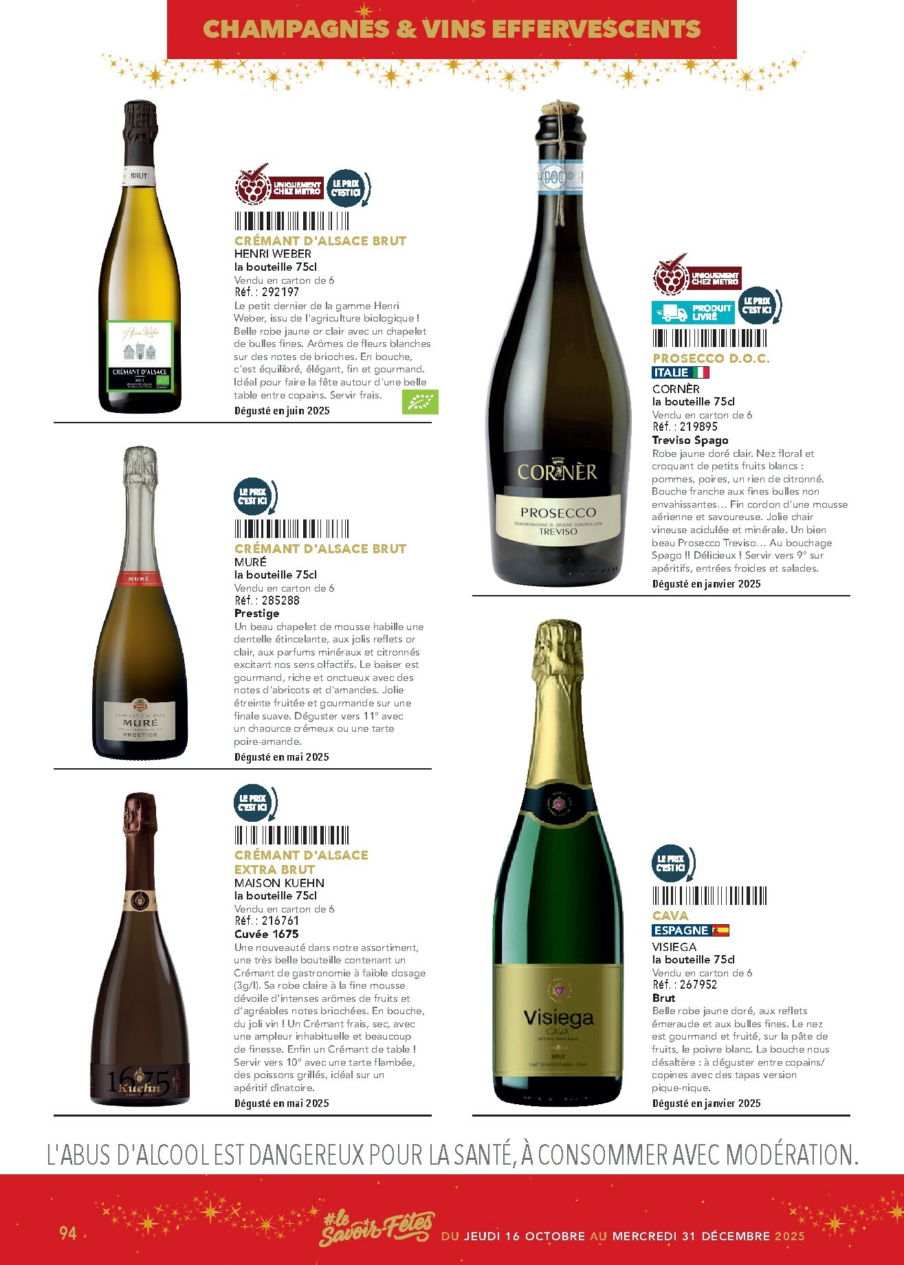 metro - Catalogue Metro - Le Savoir-Fetes valable du 16/10 au 31/12 - page: 94 metro - Catalogue Metro - Le Savoir-Fetes valable du 16/10 au 31/12 - page: 94