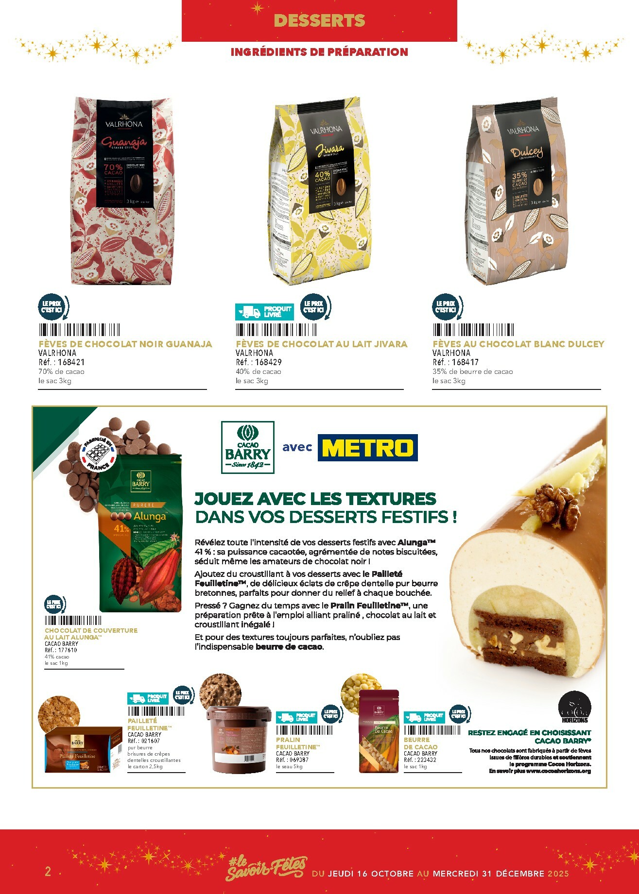 metro - Catalogue Metro - Le Savoir-Fetes Spécial Boulangers Pâtissiers valable du 16/10 au 31/12 - page: 2