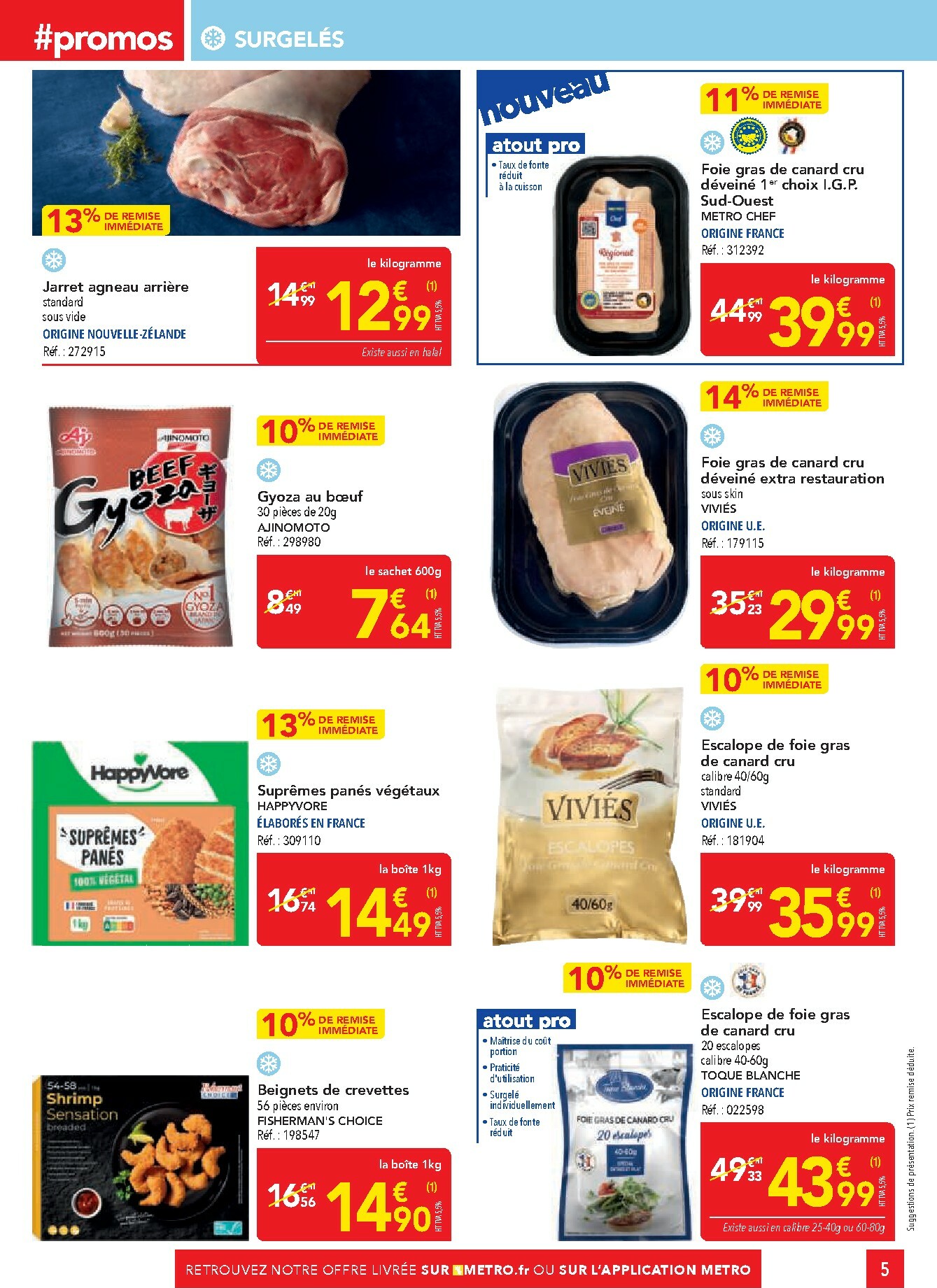 metro - Catalogue Metro - Sélection Promos Restauration valable du 30/10 au 26/11 - page: 5 metro - Catalogue Metro - Sélection Promos Restauration valable du 30/10 au 26/11 - page: 5