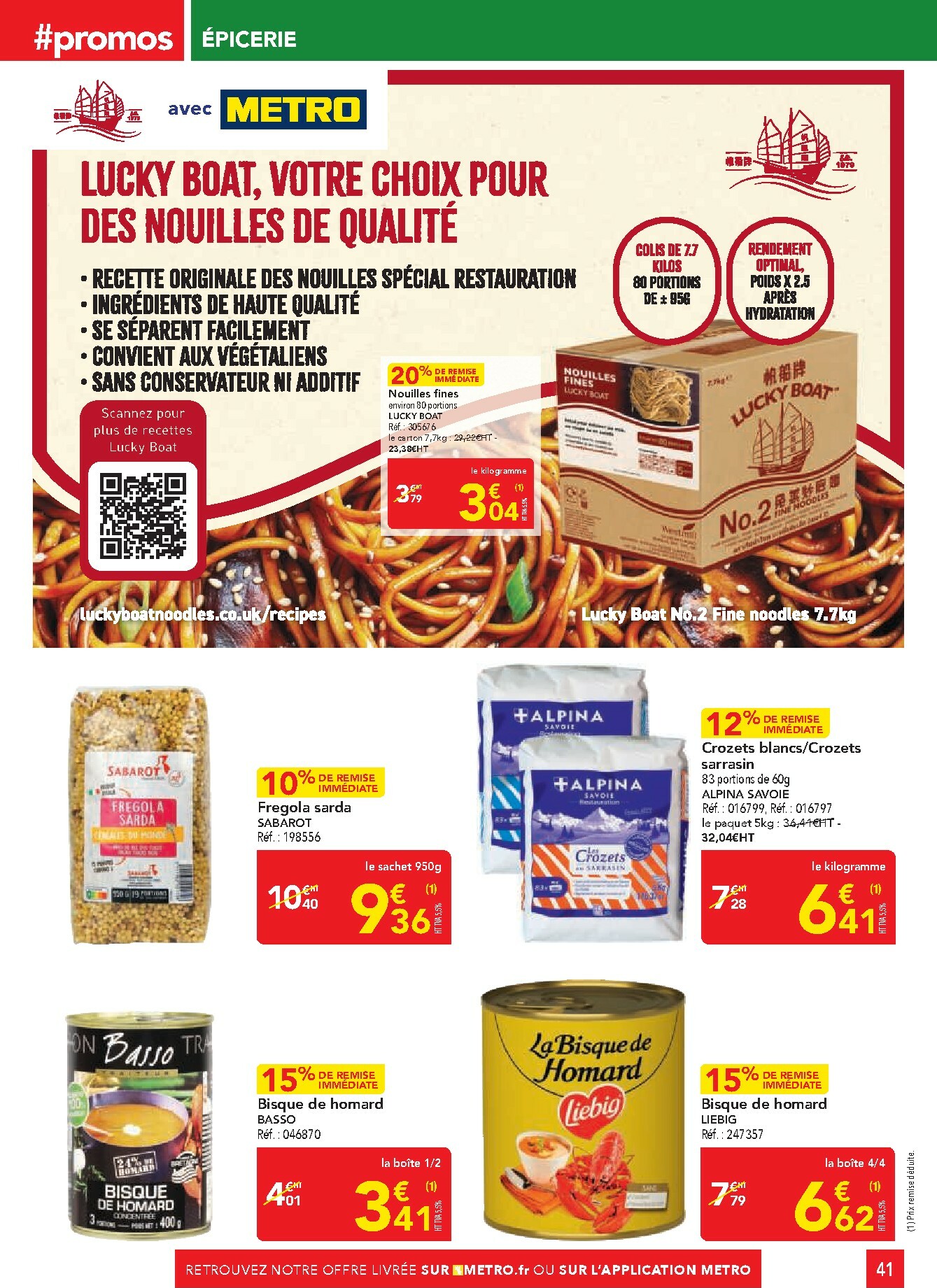 metro - Catalogue Metro - Sélection Promos Restauration valable du 30/10 au 26/11 - page: 41 metro - Catalogue Metro - Sélection Promos Restauration valable du 30/10 au 26/11 - page: 41