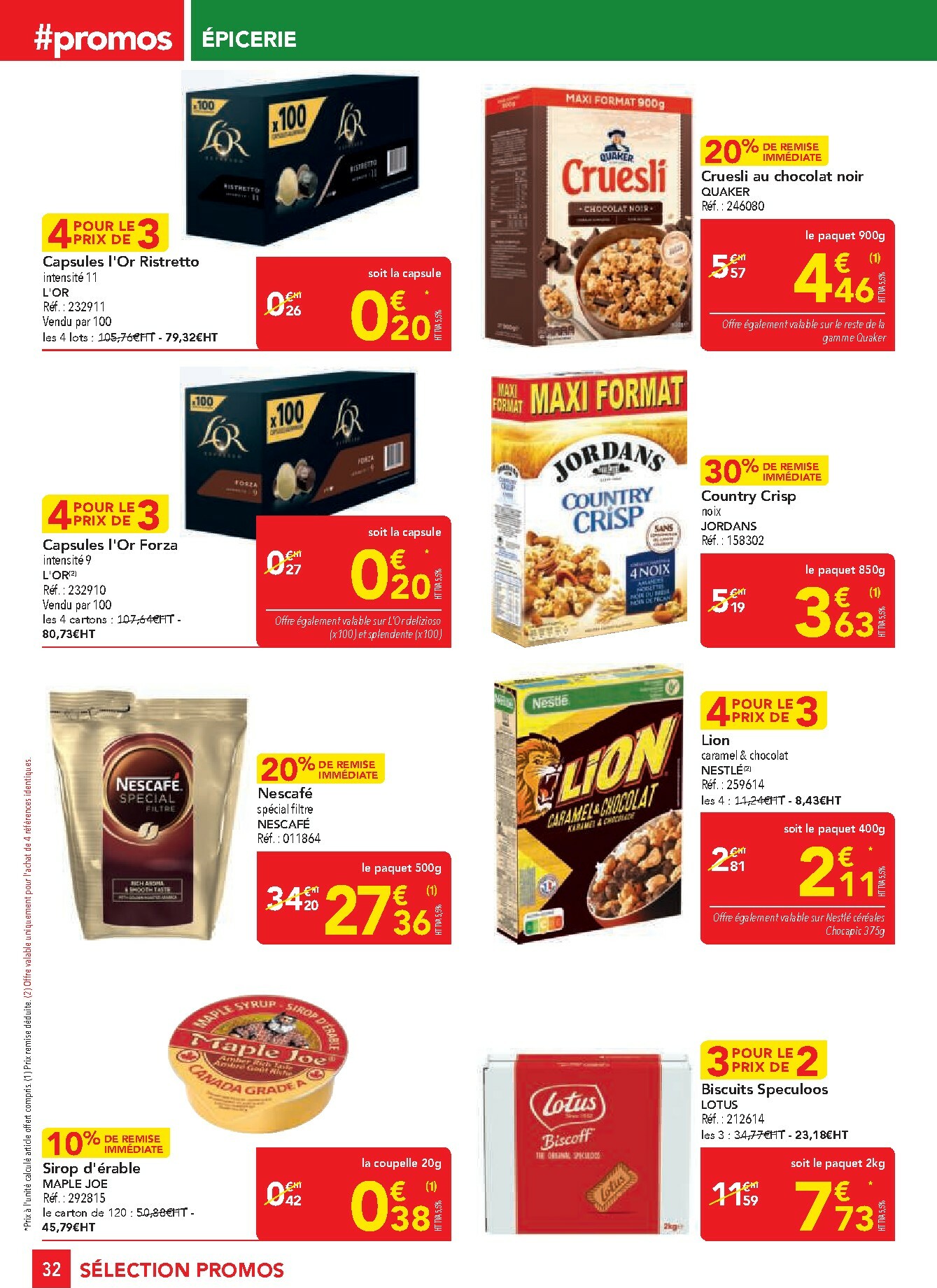 metro - Catalogue Metro - Sélection Promos Restauration valable du 30/10 au 26/11 - page: 32 metro - Catalogue Metro - Sélection Promos Restauration valable du 30/10 au 26/11 - page: 32