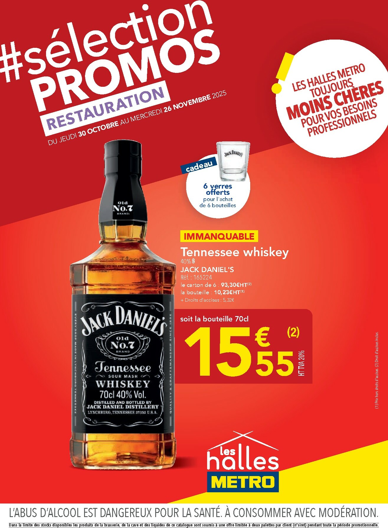 metro - Catalogue Metro - Sélection Promos Restauration valable du 30/10 au 26/11