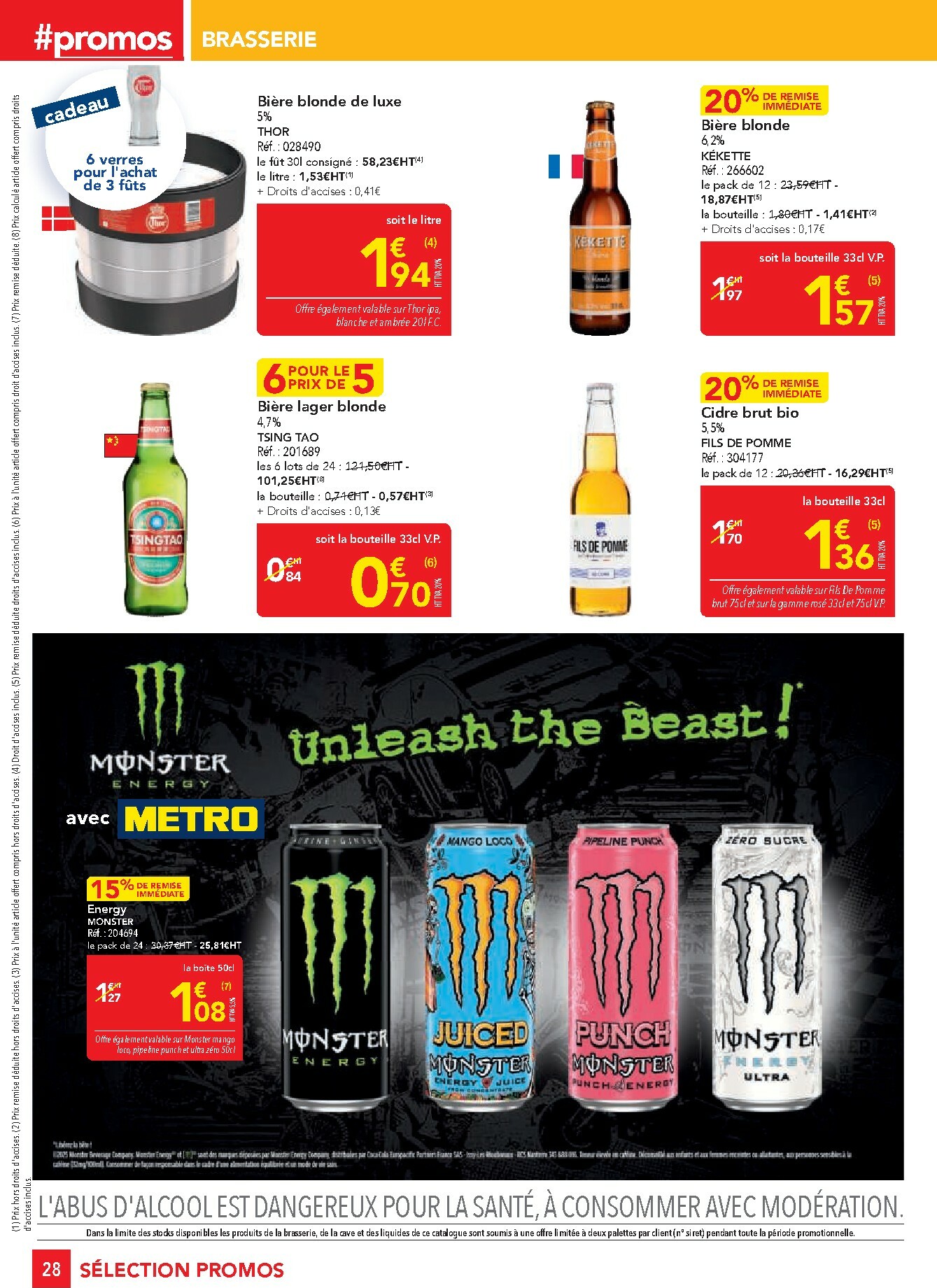 metro - Catalogue Metro - Sélection Promos Restauration valable du 30/10 au 26/11 - page: 28 metro - Catalogue Metro - Sélection Promos Restauration valable du 30/10 au 26/11 - page: 28