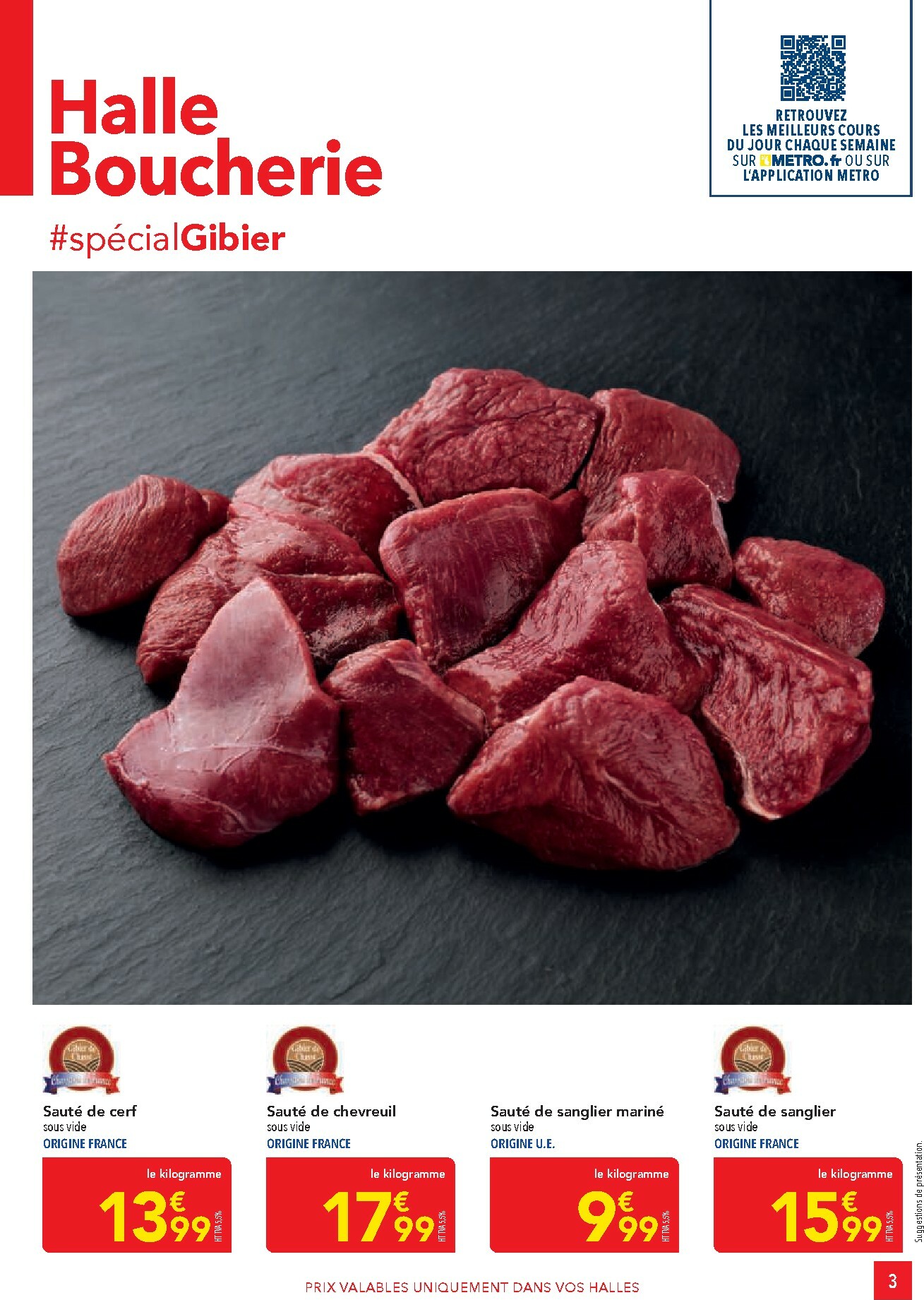 metro - Catalogue Metro - Sélection Promos Restauration valable du 30/10 au 26/11 - page: 3 metro - Catalogue Metro - Sélection Promos Restauration valable du 30/10 au 26/11 - page: 3
