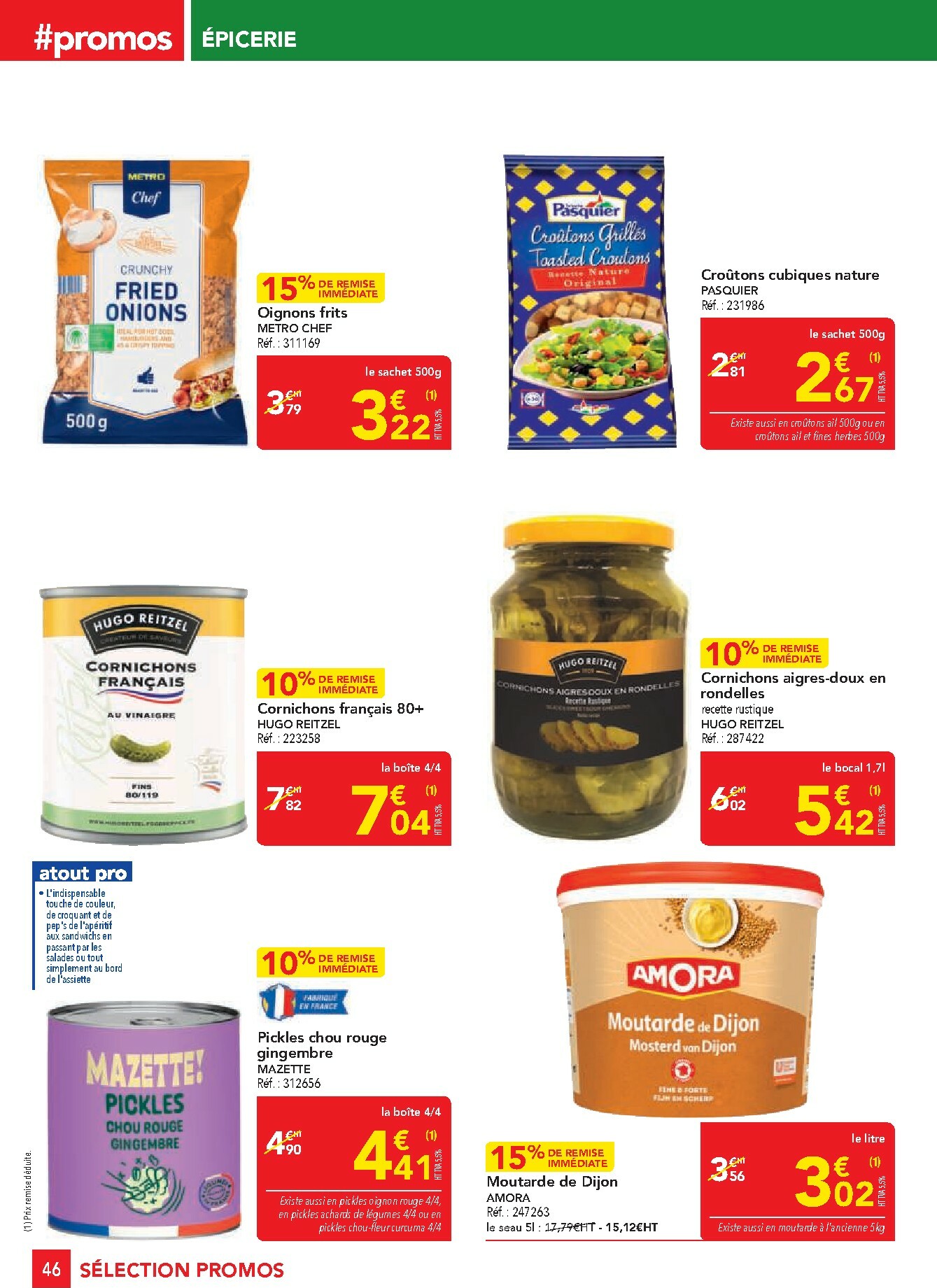 metro - Catalogue Metro - Sélection Promos Restauration valable du 30/10 au 26/11 - page: 46 metro - Catalogue Metro - Sélection Promos Restauration valable du 30/10 au 26/11 - page: 46
