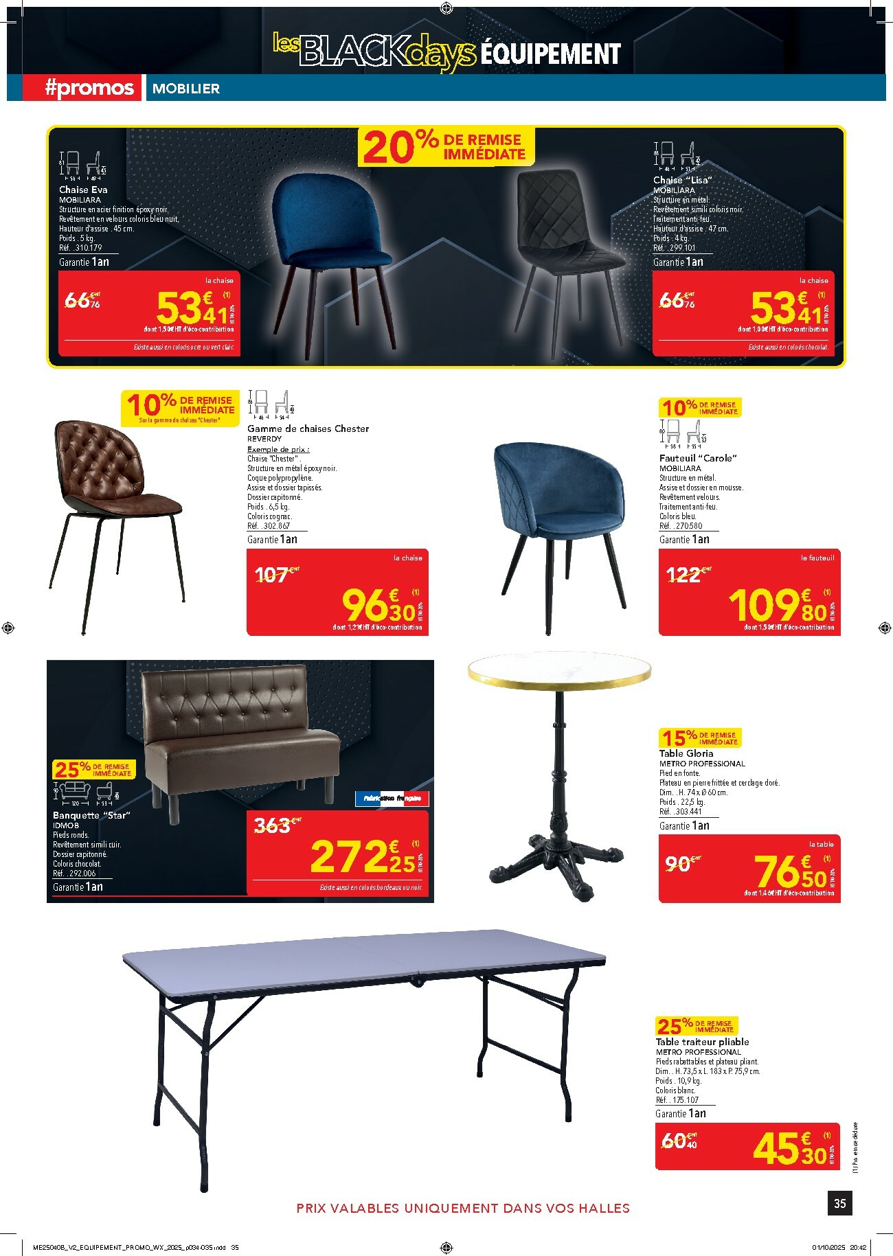 metro - Catalogue Metro - Les Black Days Equipement valable du 30/10 au 29/11 - page: 27