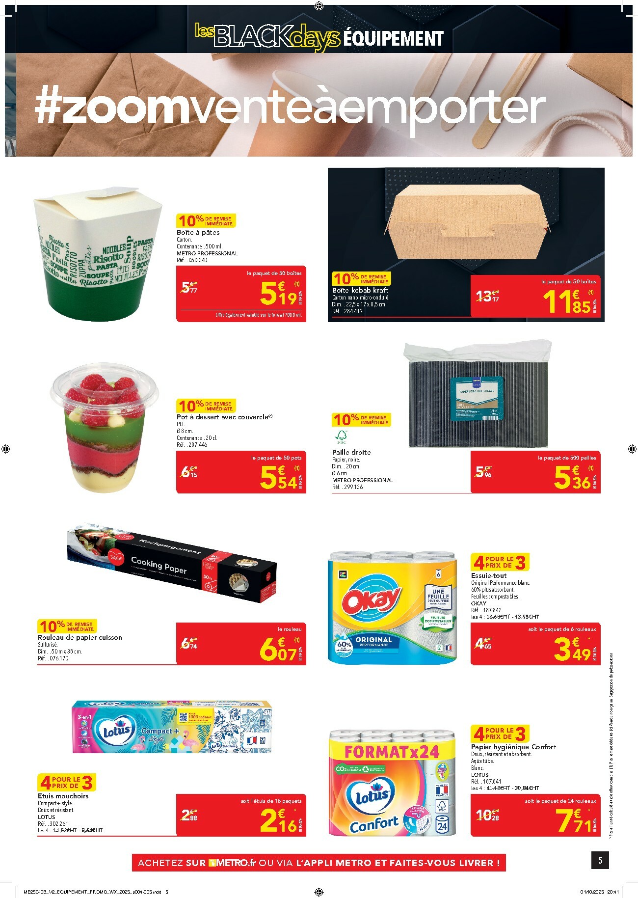 metro - Catalogue Metro - Les Black Days Equipement valable du 30/10 au 29/11 - page: 5