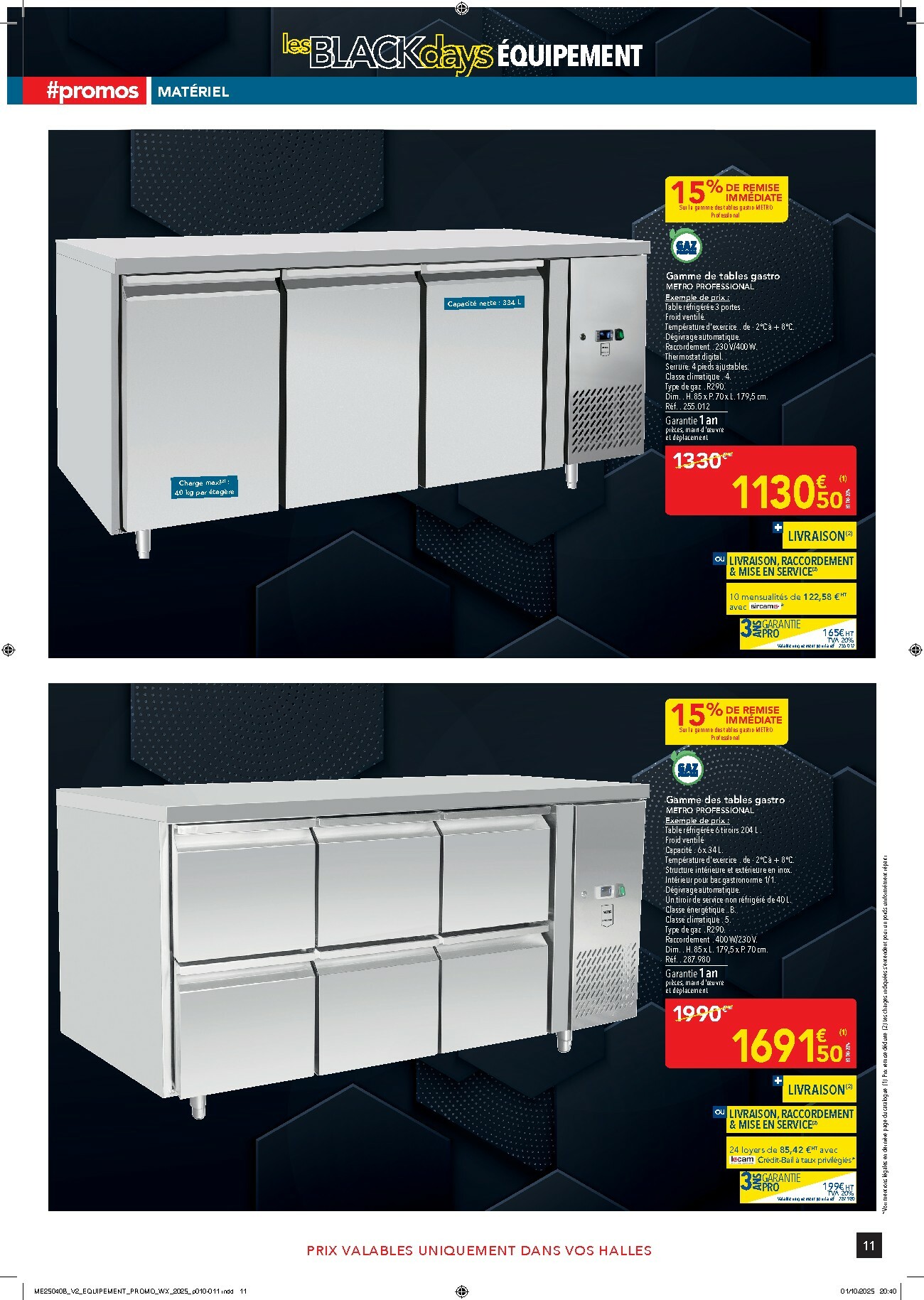 metro - Catalogue Metro - Les Black Days Equipement valable du 30/10 au 29/11 - page: 11