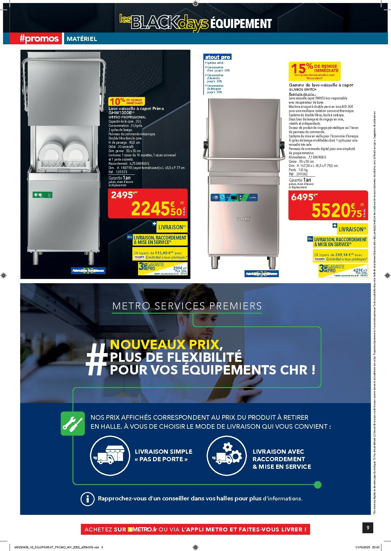 metro - Catalogue Metro - Les Black Days Equipement valable du 30/10 au 29/11 - page: 9