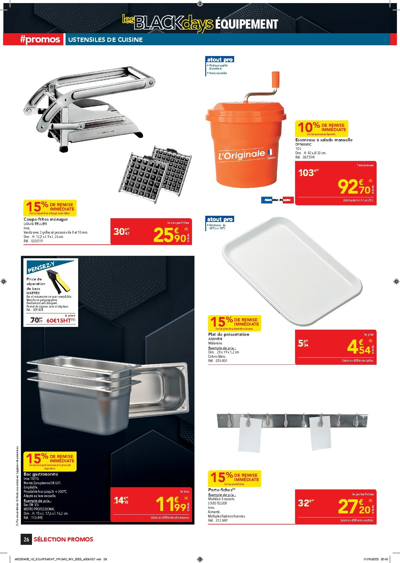 metro - Catalogue Metro - Les Black Days Equipement valable du 30/10 au 29/11 - page: 18