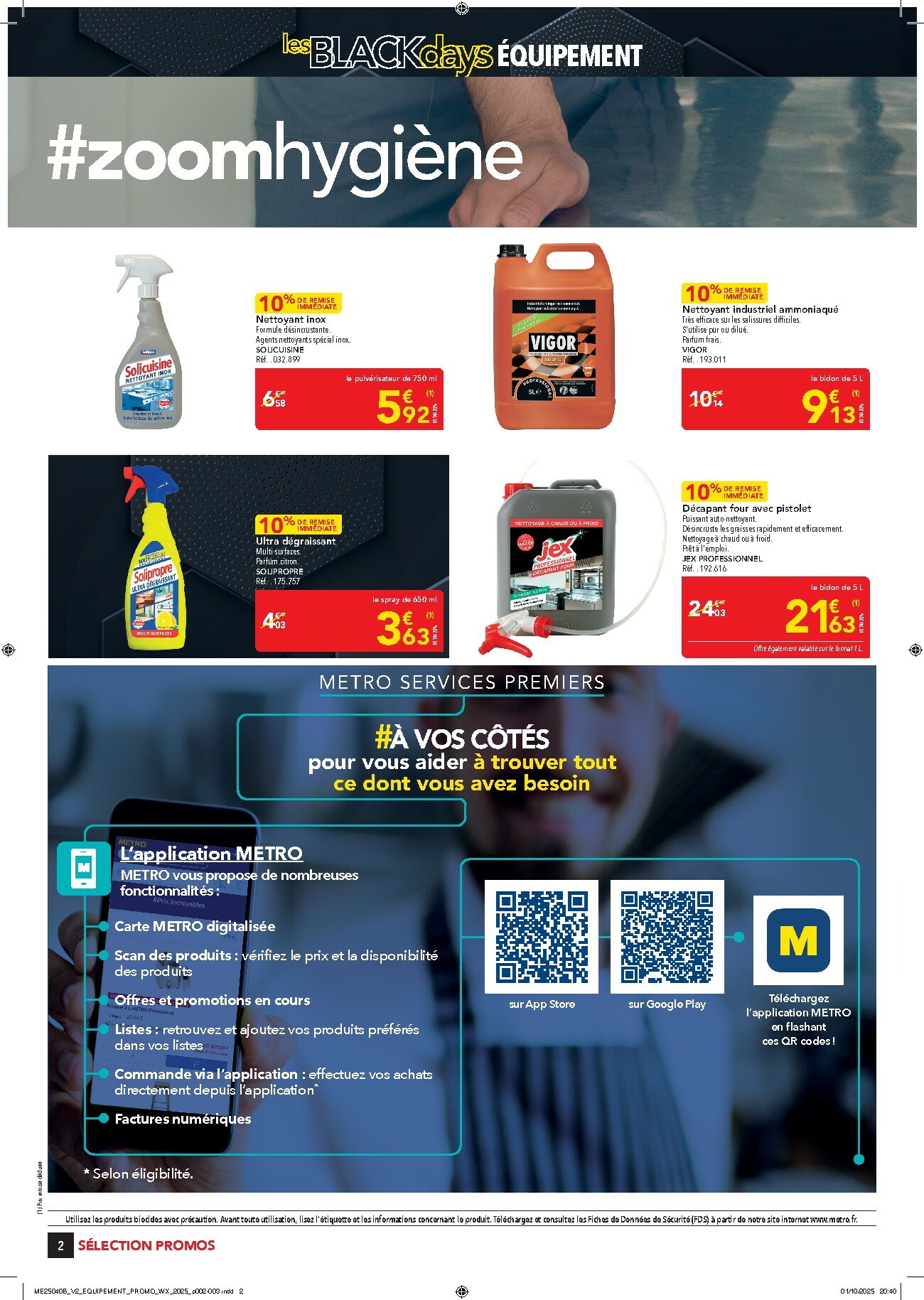 metro - Catalogue Metro - Les Black Days Equipement valable du 30/10 au 29/11 - page: 2