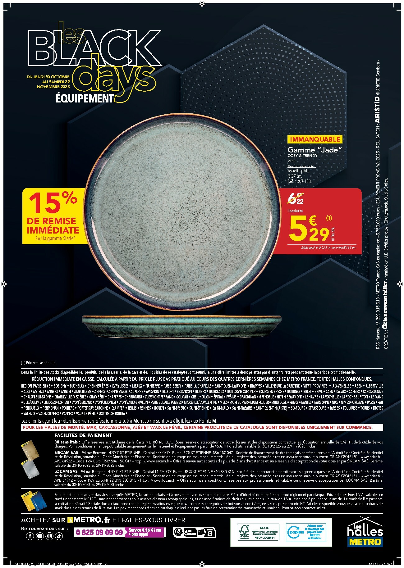 metro - Catalogue Metro - Les Black Days Equipement valable du 30/10 au 29/11 - page: 32