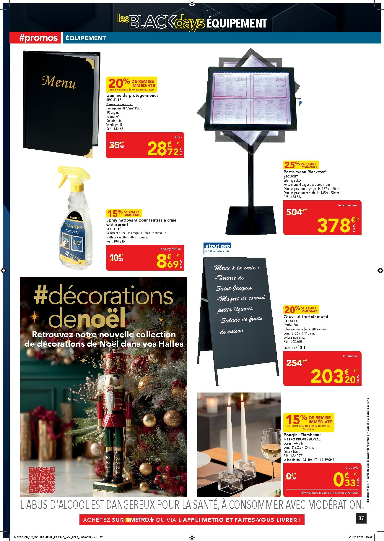 metro - Catalogue Metro - Les Black Days Equipement valable du 30/10 au 29/11 - page: 29