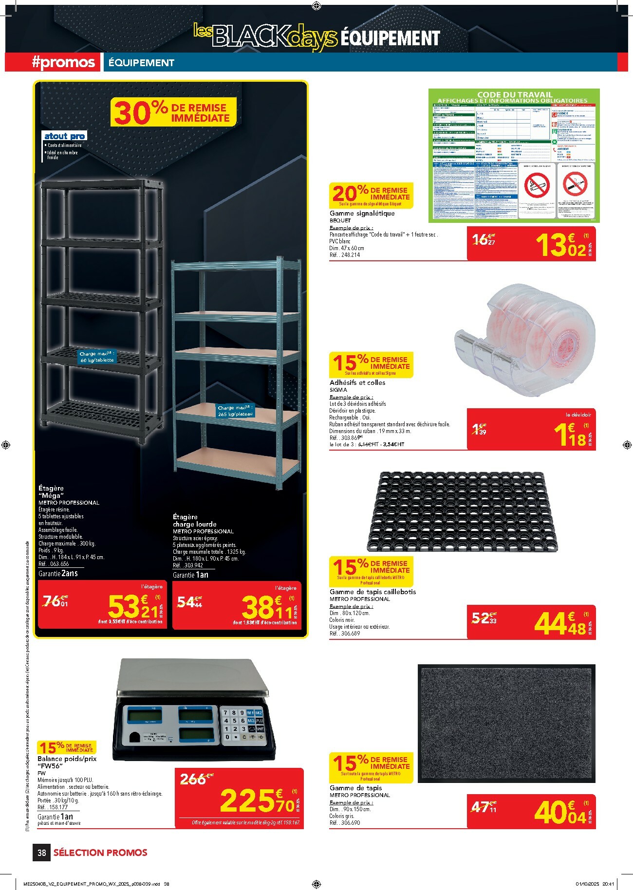 metro - Catalogue Metro - Les Black Days Equipement valable du 30/10 au 29/11 - page: 30