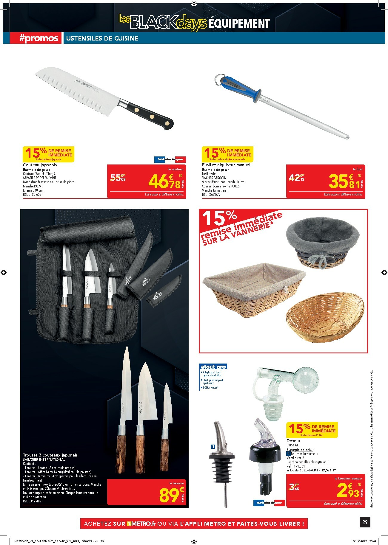 metro - Catalogue Metro - Les Black Days Equipement valable du 30/10 au 29/11 - page: 21