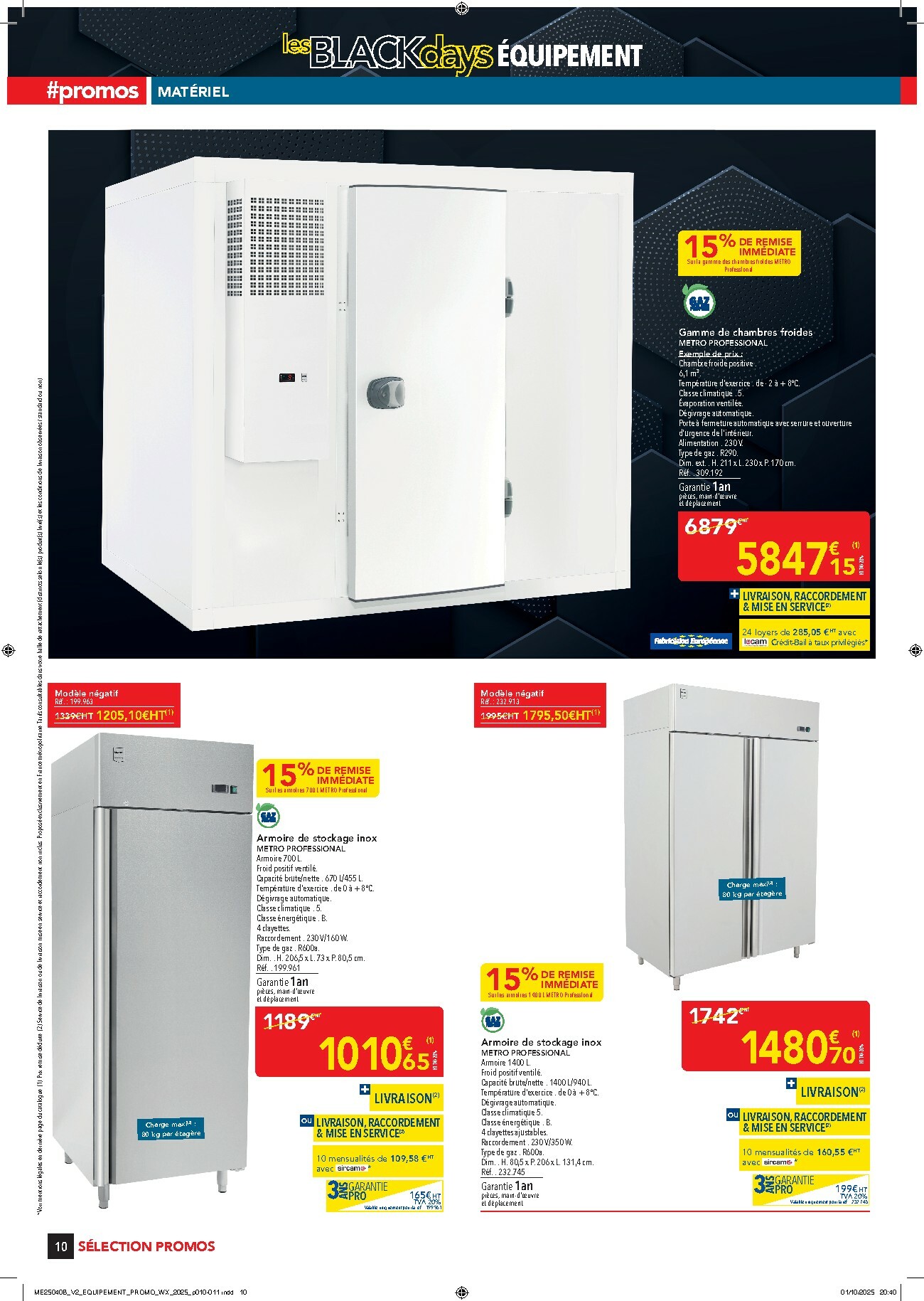 metro - Catalogue Metro - Les Black Days Equipement valable du 30/10 au 29/11 - page: 10