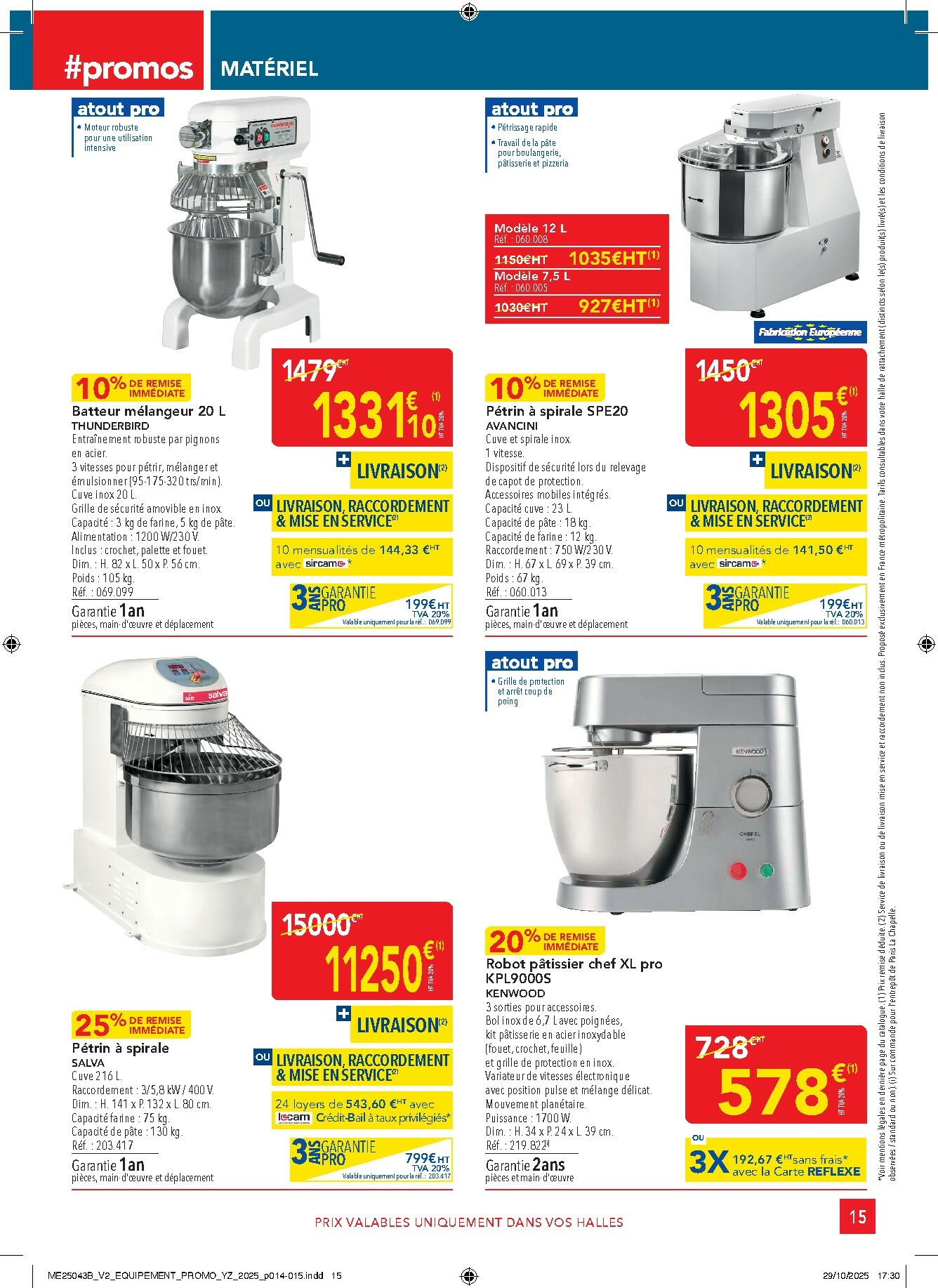 metro - Catalogue Metro - Sélection Promos Equipement valable du 27/11 au 31/12 - page: 15