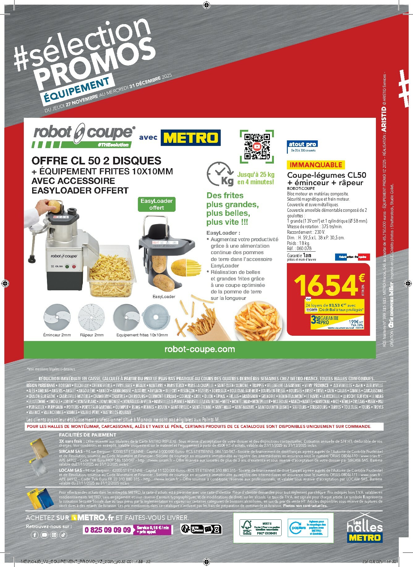 metro - Catalogue Metro - Sélection Promos Equipement valable du 27/11 au 31/12 - page: 32