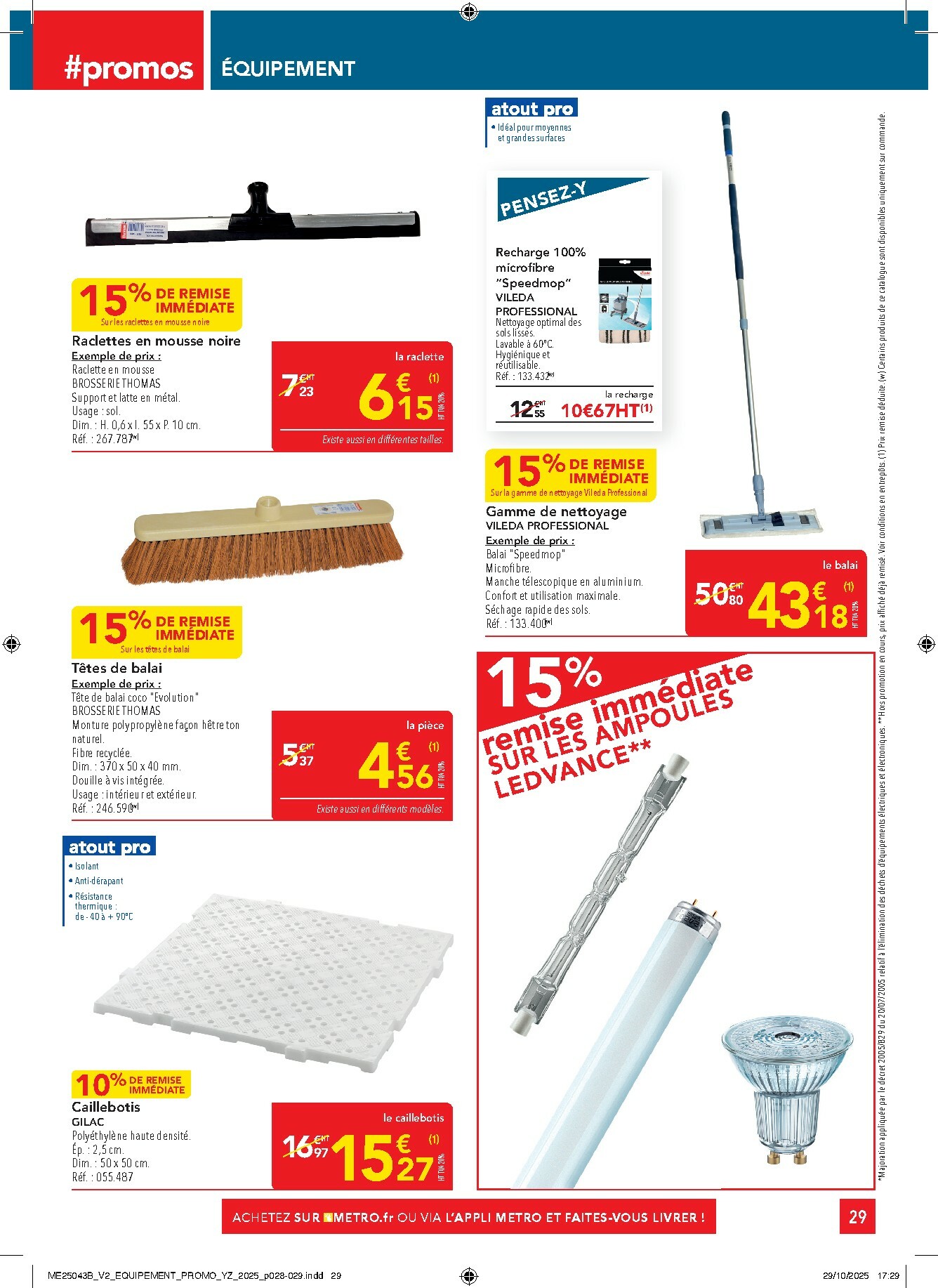 metro - Catalogue Metro - Sélection Promos Equipement valable du 27/11 au 31/12 - page: 29