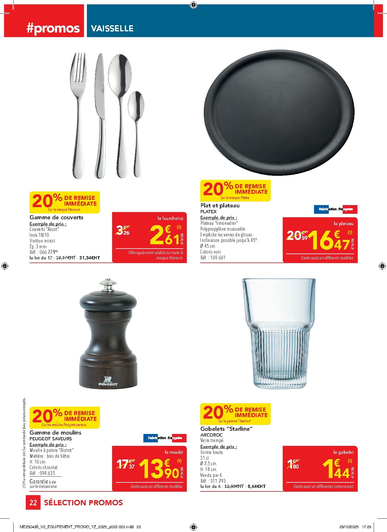 metro - Catalogue Metro - Sélection Promos Equipement valable du 27/11 au 31/12 - page: 22