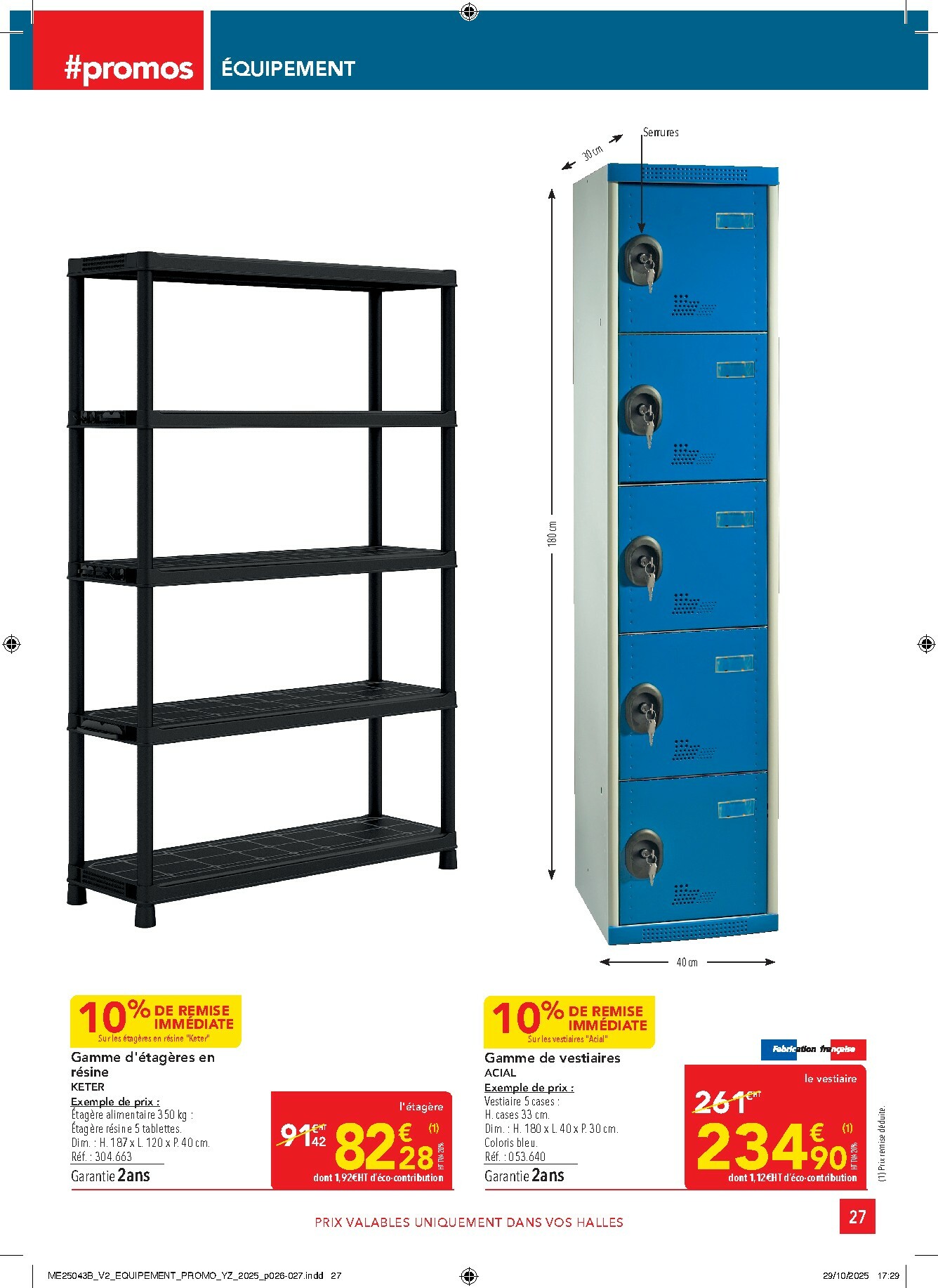 metro - Catalogue Metro - Sélection Promos Equipement valable du 27/11 au 31/12 - page: 27