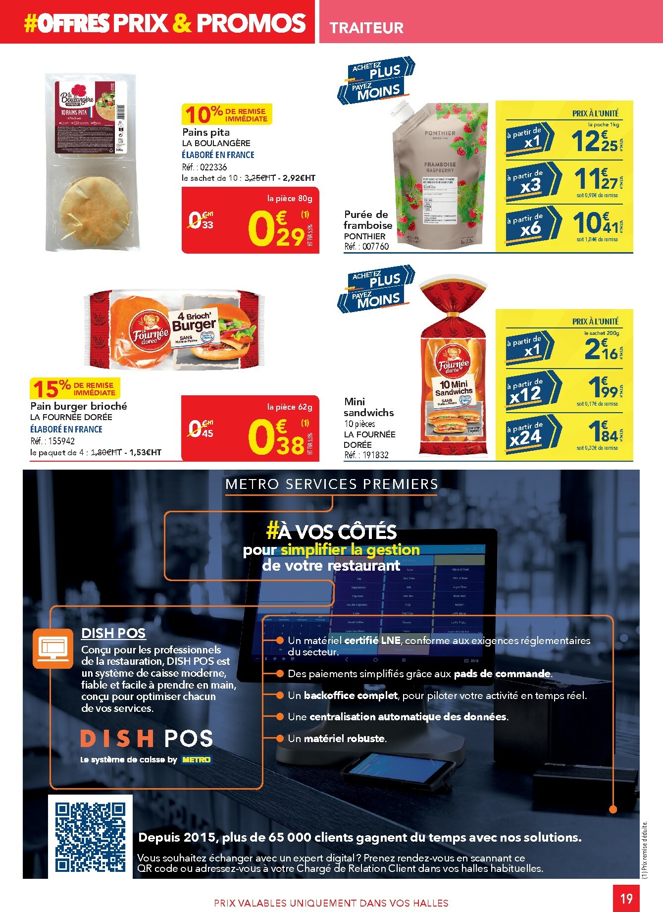 metro - Catalogue Metro - Sélection promos Restauration valable du 05/01 au 28/01 - page: 19