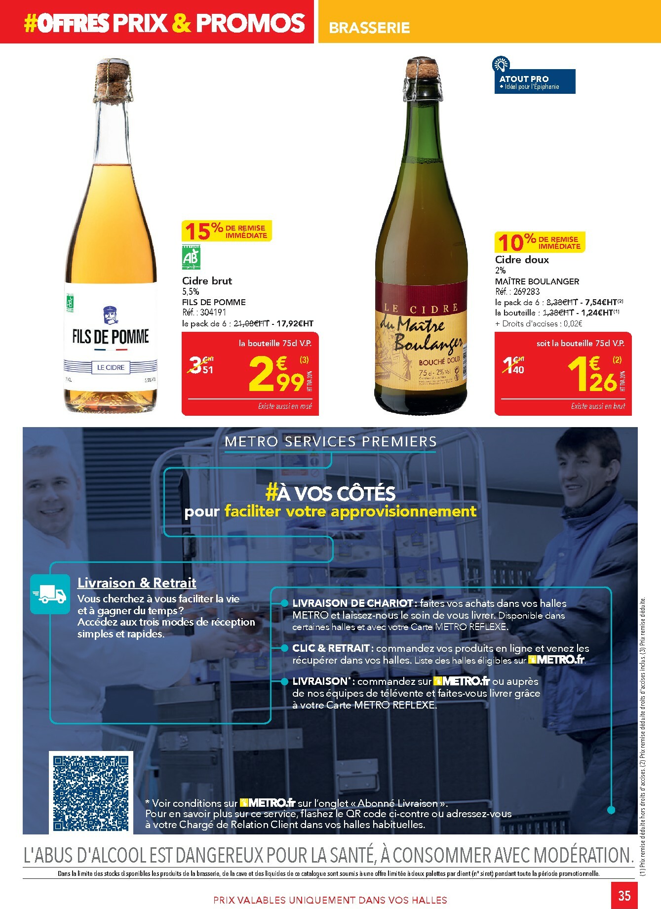 metro - Catalogue Metro - Sélection promos Restauration valable du 05/01 au 28/01 - page: 35