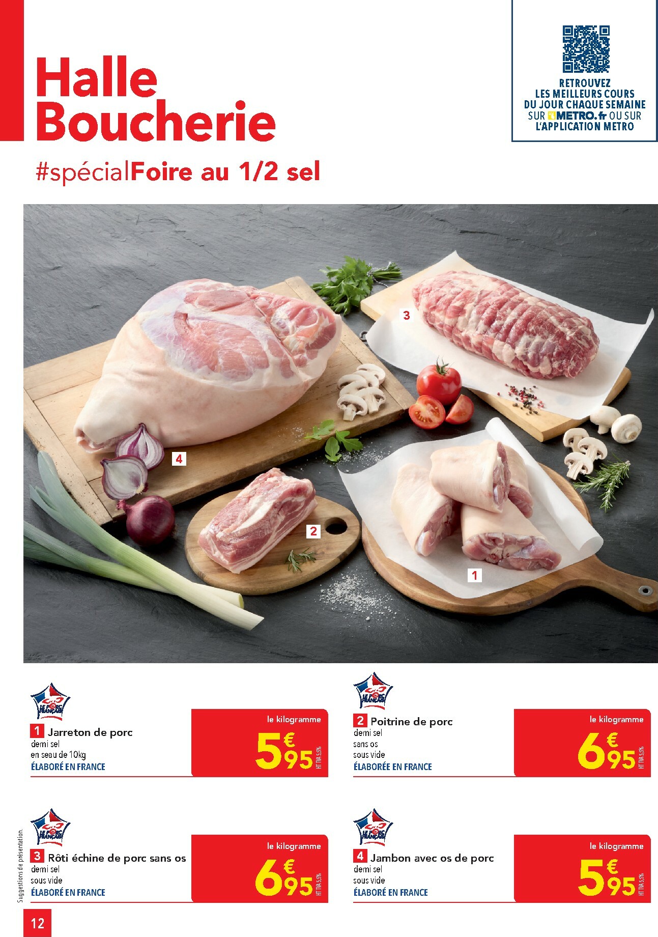 metro - Catalogue Metro - Sélection promos Restauration valable du 05/01 au 28/01 - page: 12