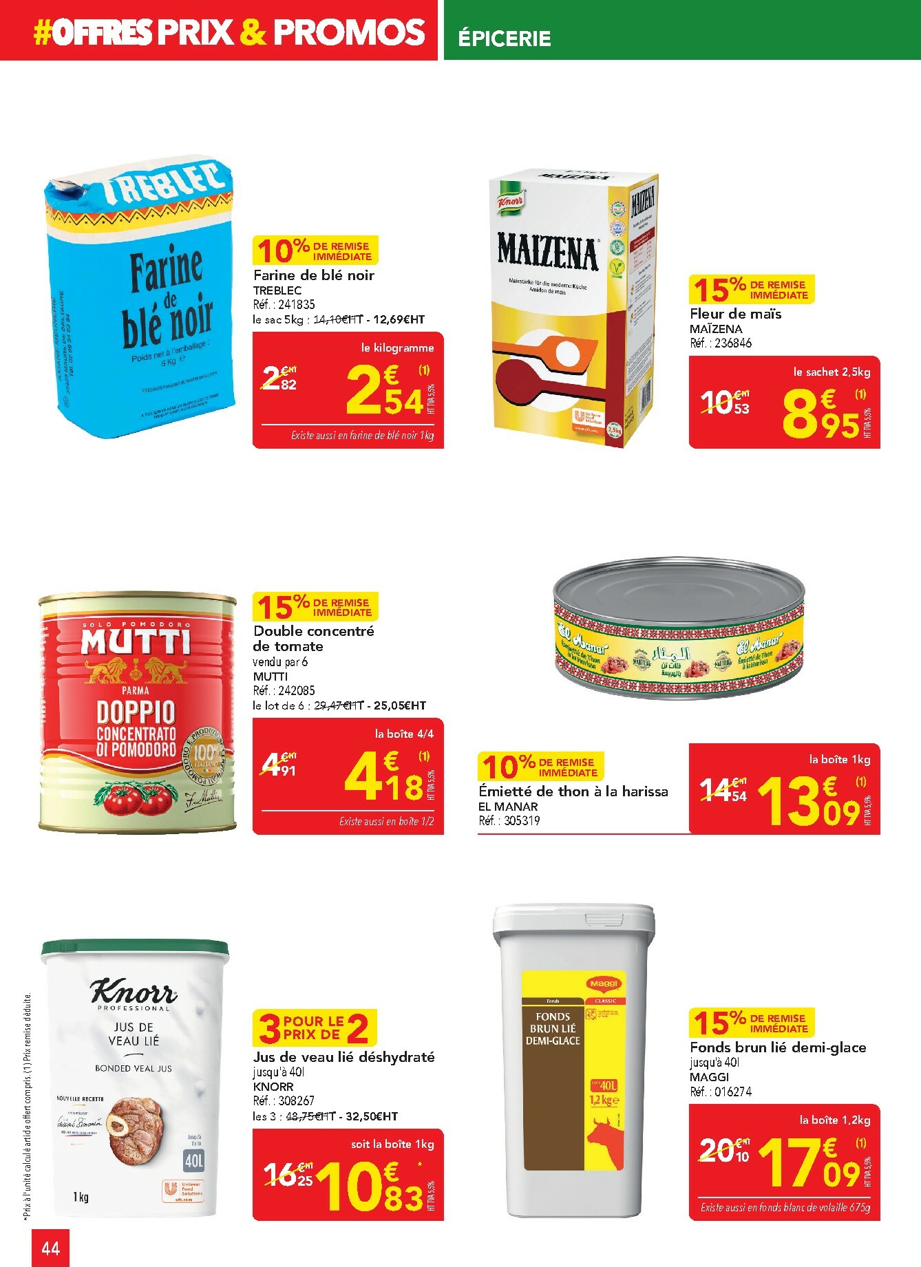 metro - Catalogue Metro - Sélection promos Restauration valable du 05/01 au 28/01 - page: 44