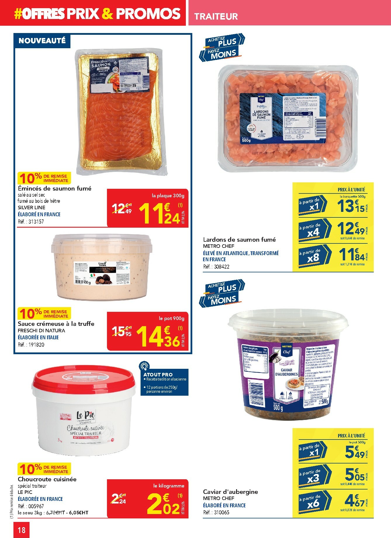 metro - Catalogue Metro - Sélection promos Restauration valable du 05/01 au 28/01 - page: 18