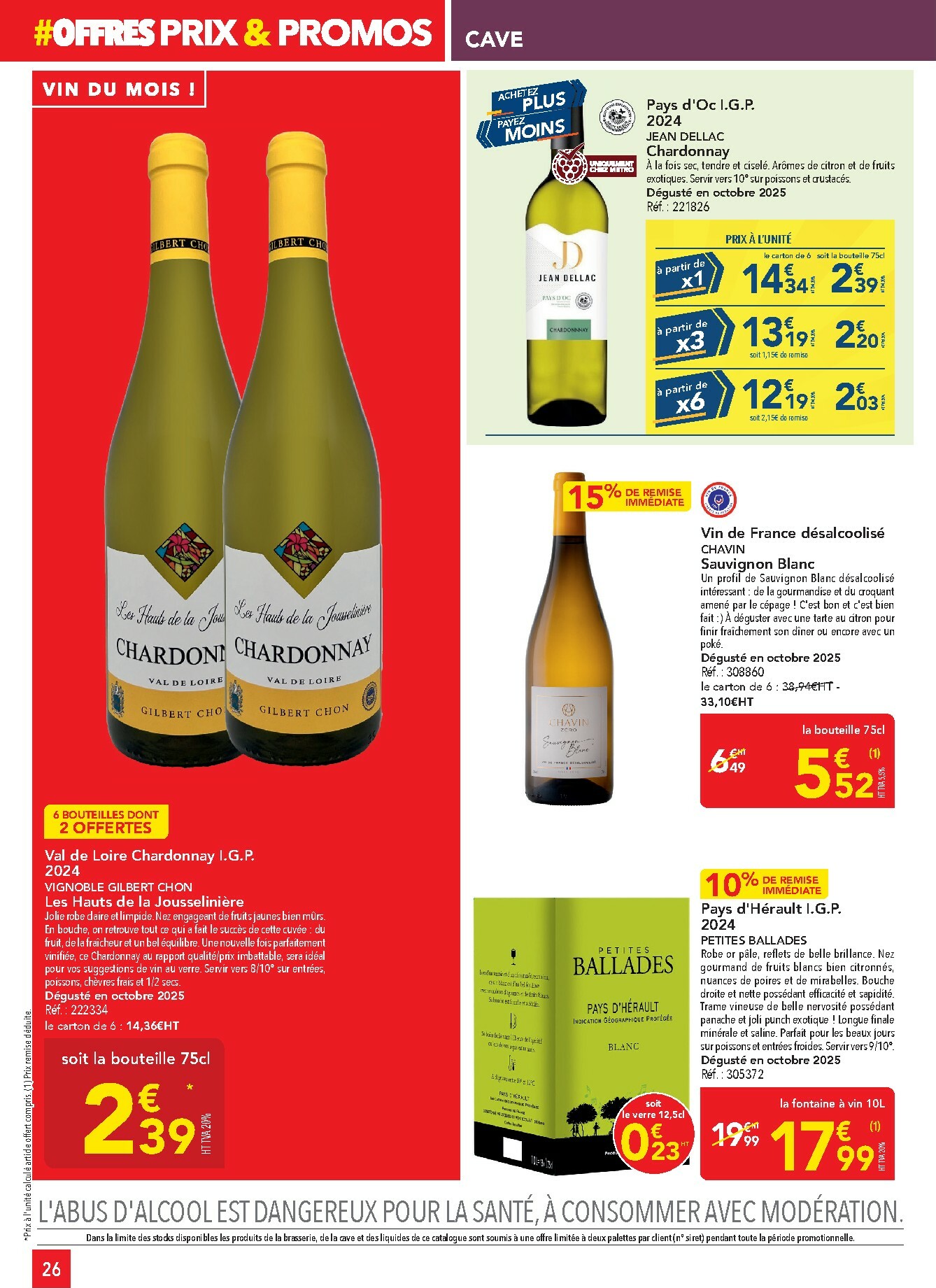 metro - Catalogue Metro - Sélection promos Restauration valable du 05/01 au 28/01 - page: 26