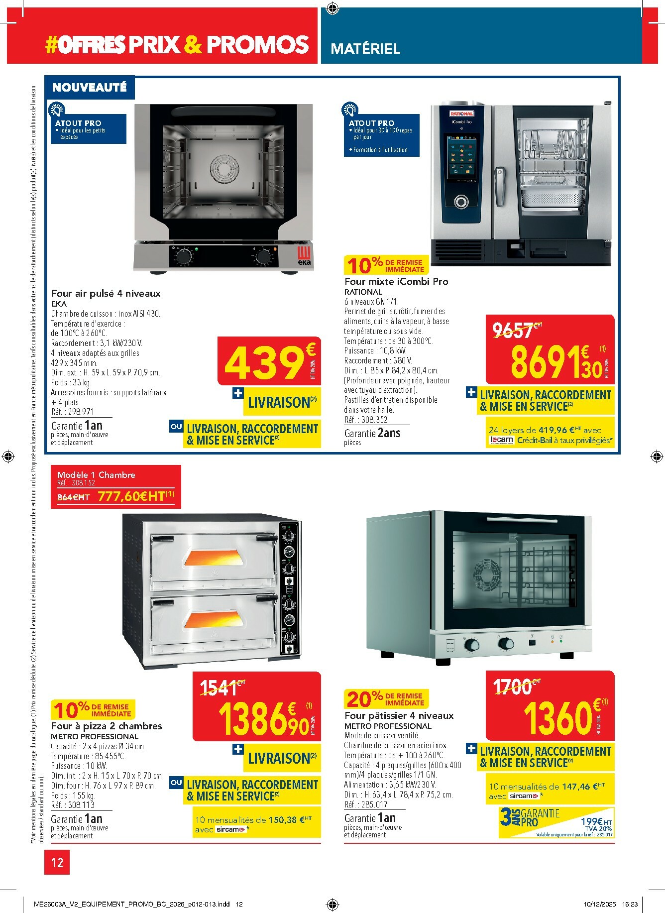 metro - Catalogue Metro - Offres Prix & Promos Equipement valable du 05/01 au 28/01 - page: 12