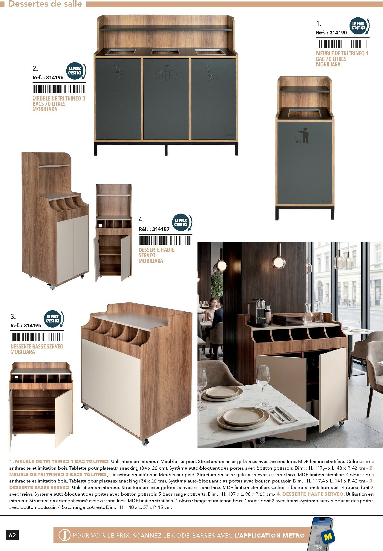 metro - Catalogue Metro - #Terrasse&salle valable du 28/01 au 31/12 - page: 62