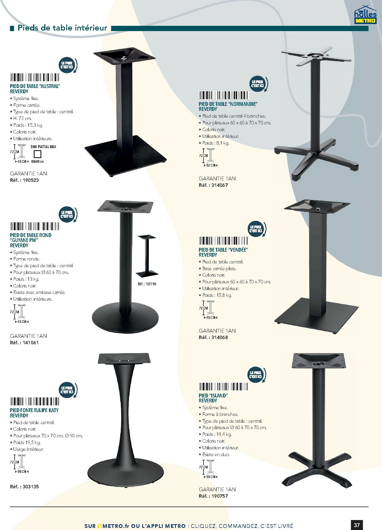 metro - Catalogue Metro - #Terrasse&salle valable du 28/01 au 31/12 - page: 37