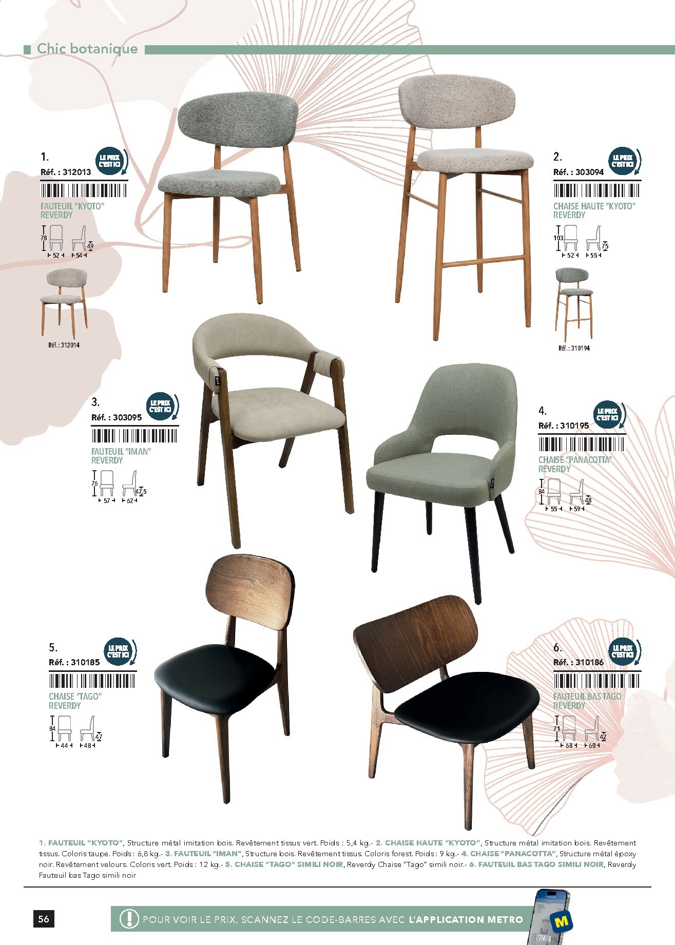 metro - Catalogue Metro - #Terrasse&salle valable du 28/01 au 31/12 - page: 56