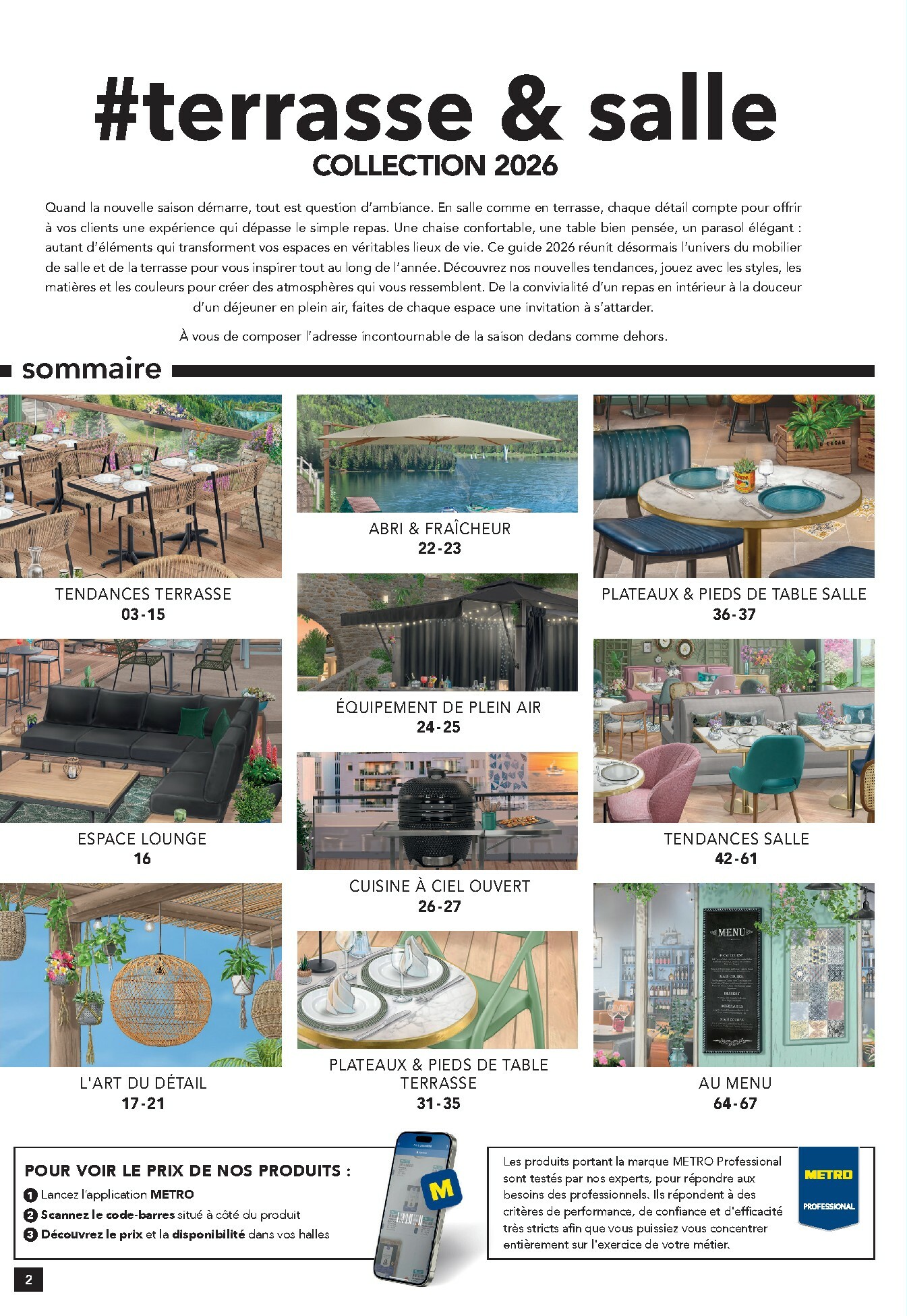 metro - Catalogue Metro - #Terrasse&salle valable du 28/01 au 31/12 - page: 2