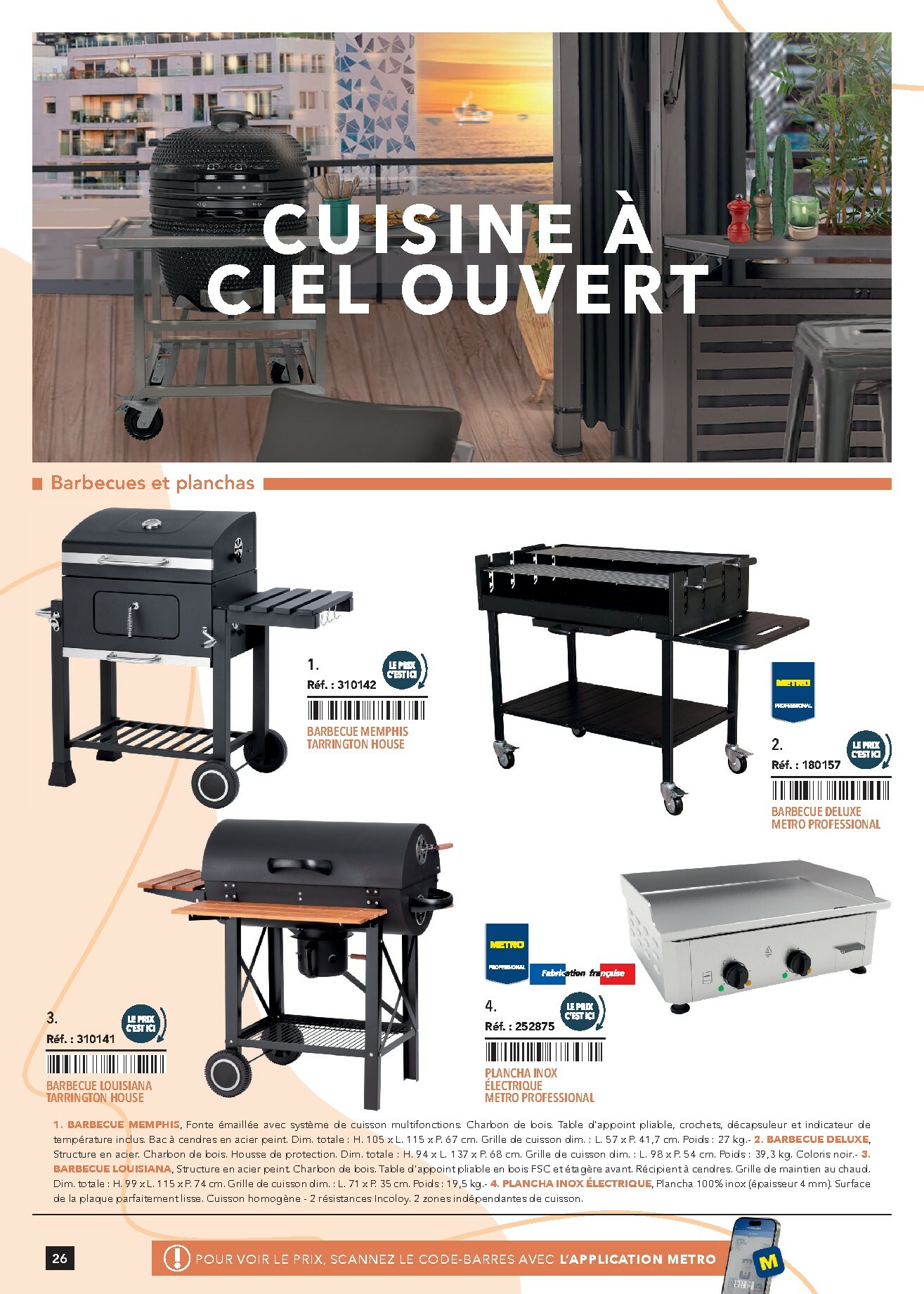 metro - Catalogue Metro - #Terrasse&salle valable du 28/01 au 31/12 - page: 26