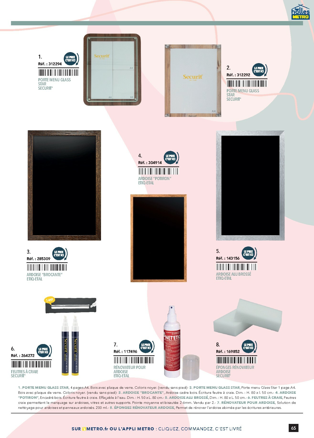 metro - Catalogue Metro - #Terrasse&salle valable du 28/01 au 31/12 - page: 65