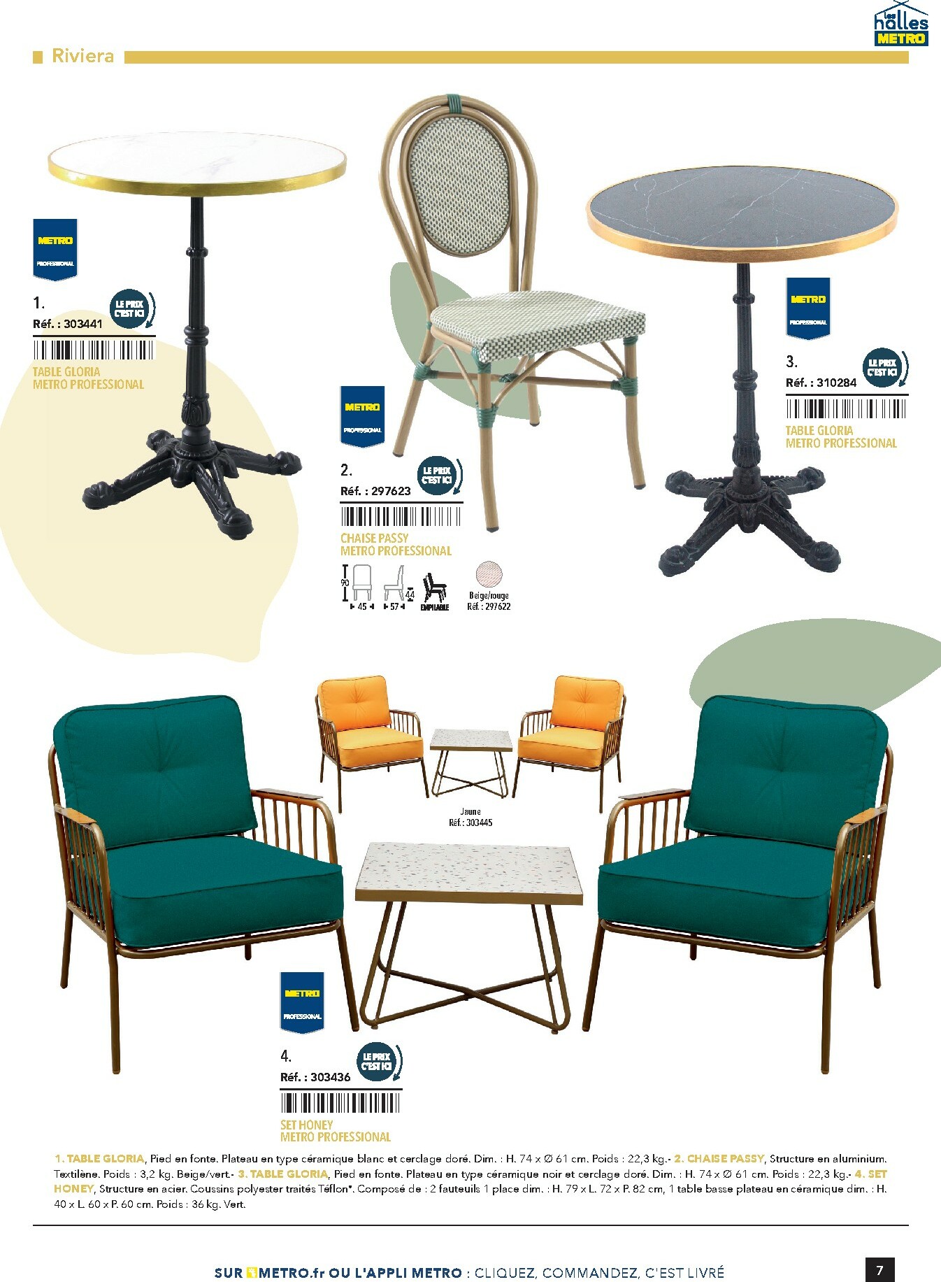 metro - Catalogue Metro - #Terrasse&salle valable du 28/01 au 31/12 - page: 7