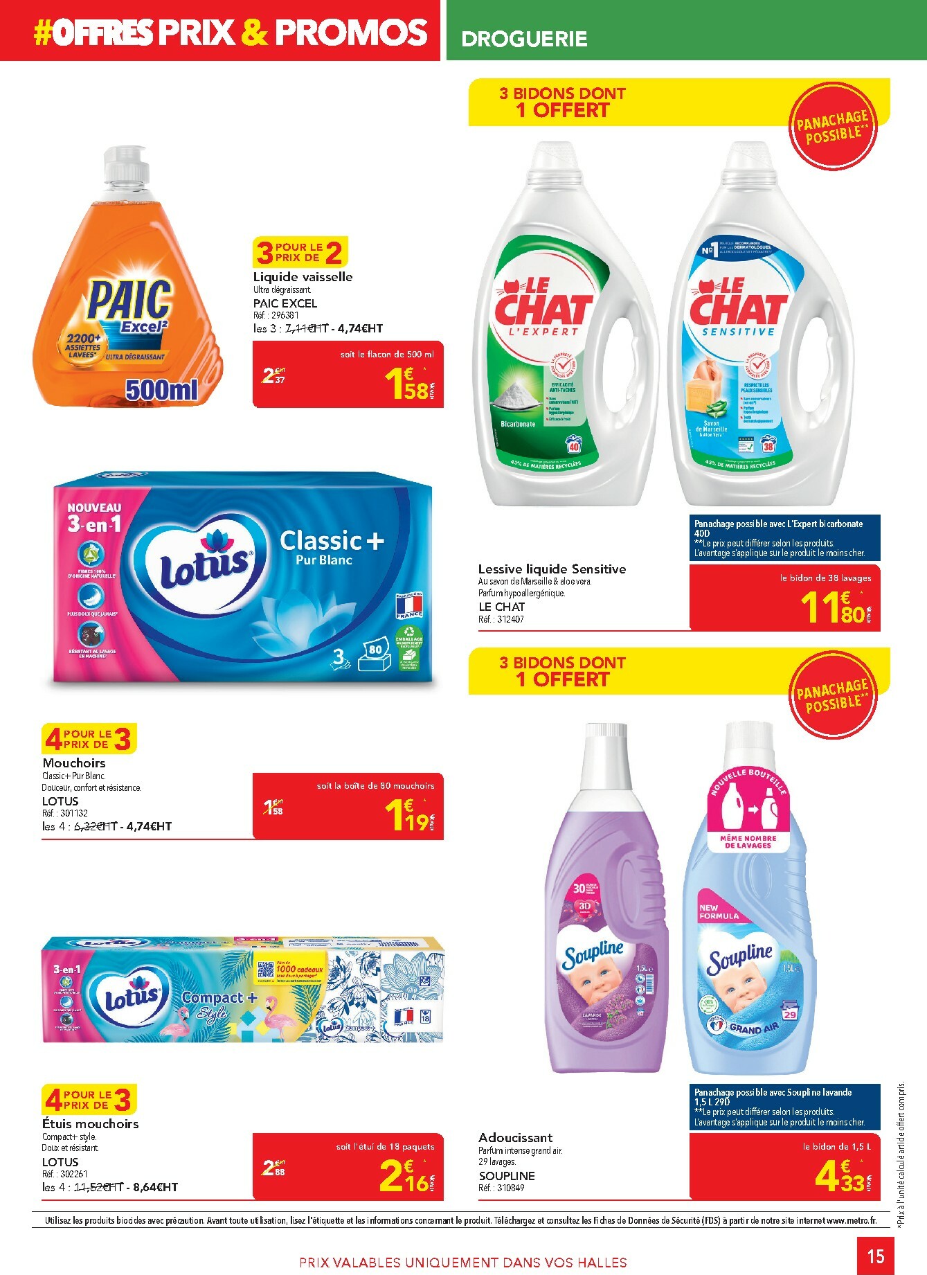 metro - Catalogue Metro - Offres Prix & Promos Revendeurs valable du 29/01 au 11/02 - page: 15