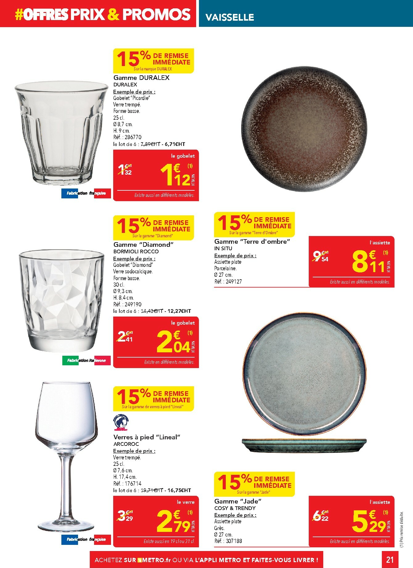 metro - Catalogue Metro - Offres Prix & Promos Equipement valable du 29/01 au 25/02 - page: 21